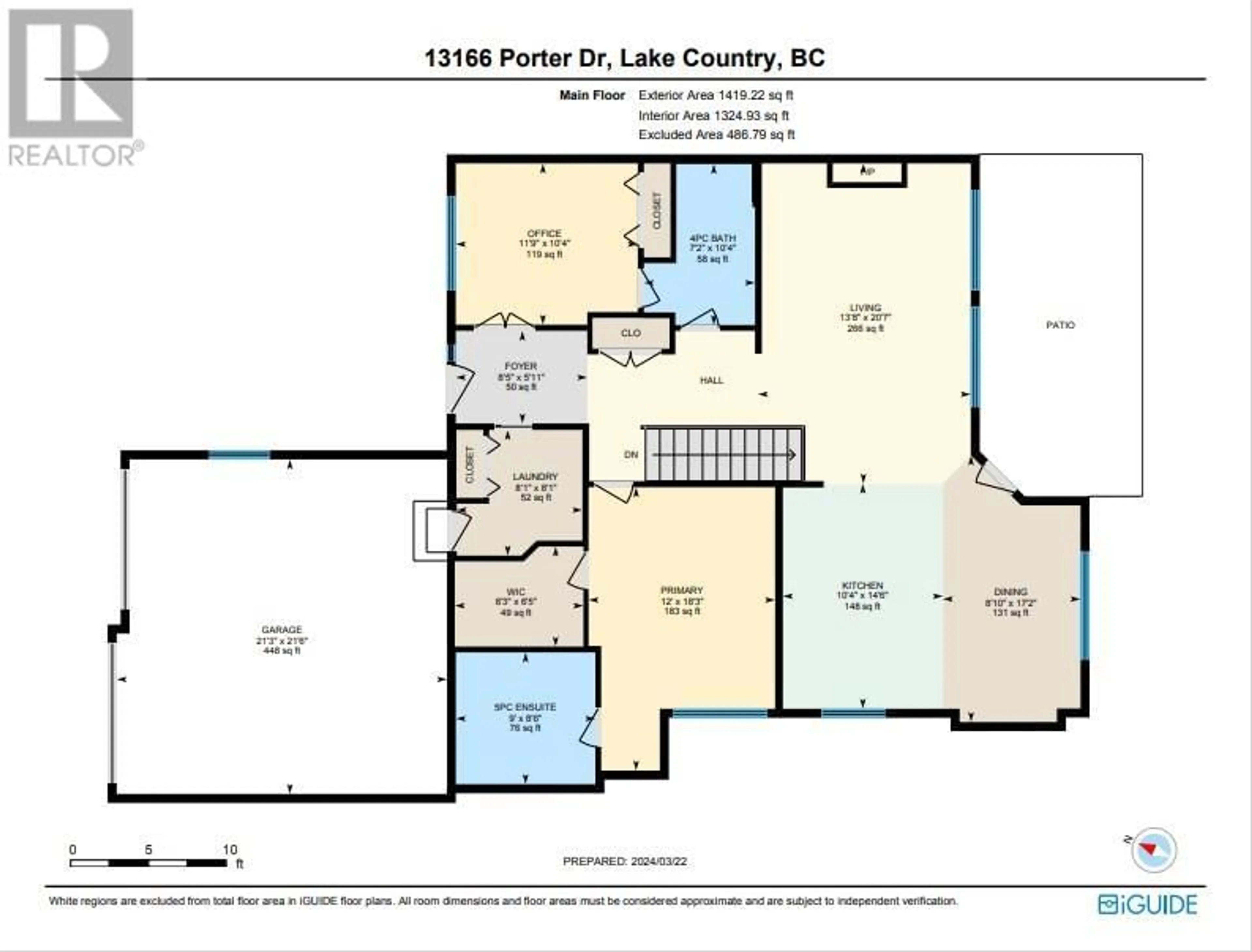 Floor plan for 13166 Porter Drive, Lake Country British Columbia V4V2S4