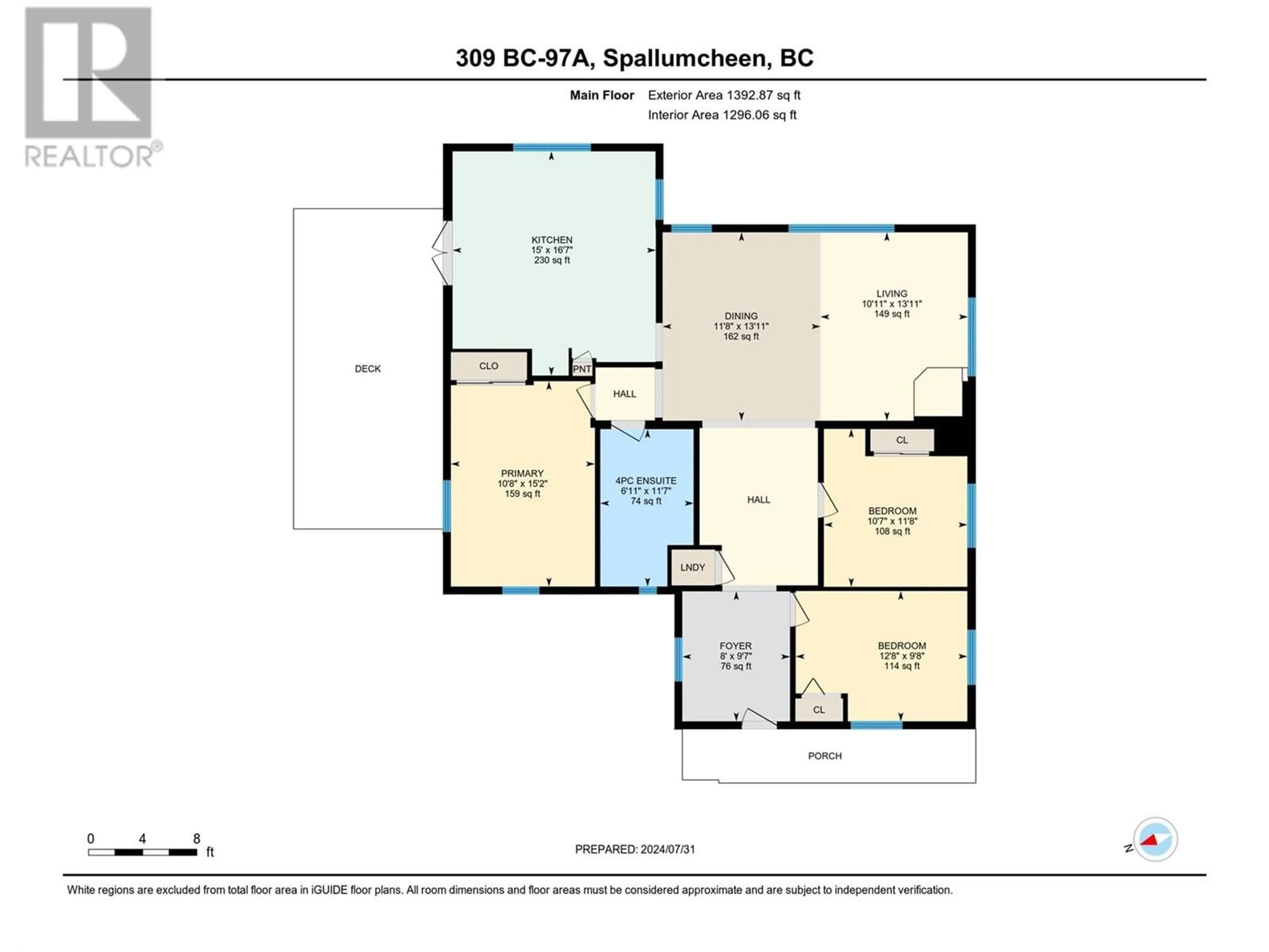 Floor plan for 309 HWY 97A Highway, Spallumcheen British Columbia V0E1B6