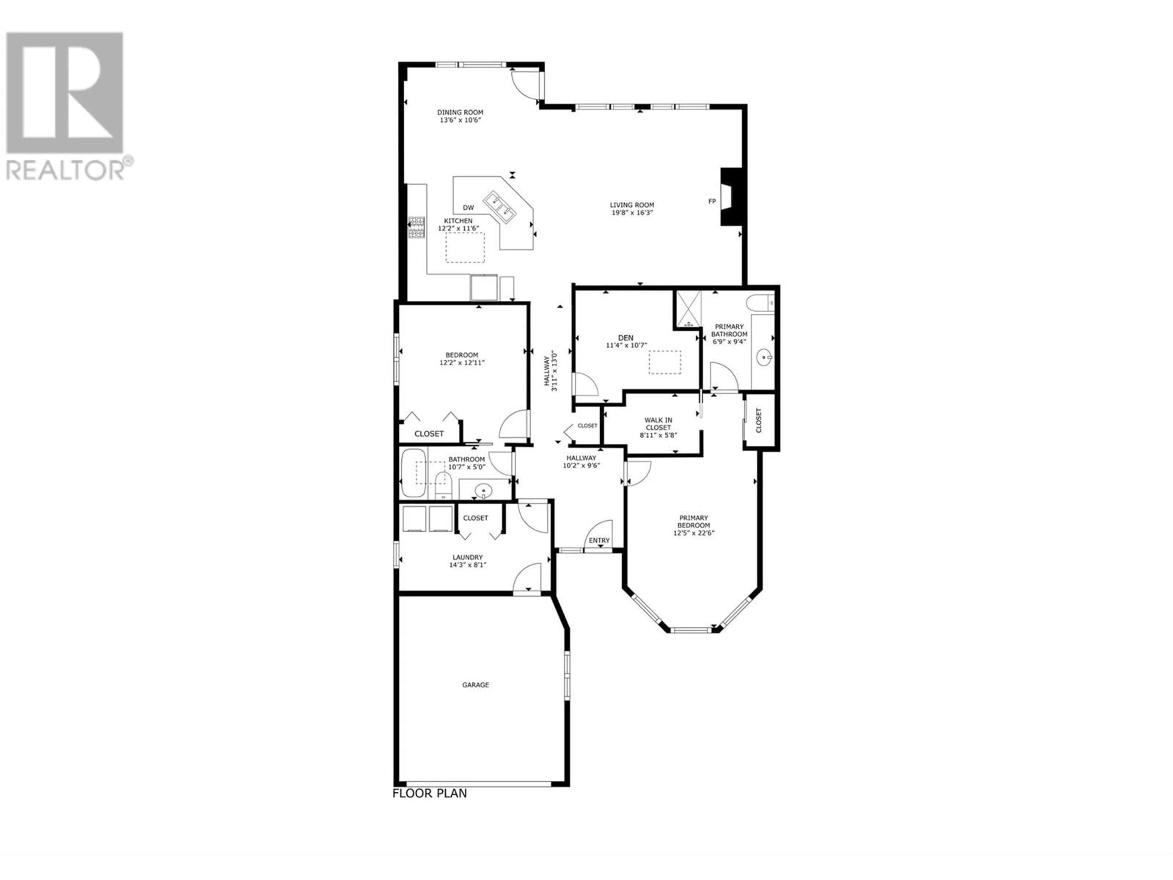 Floor plan for 2365 Stillingfleet Road Unit# 75, Kelowna British Columbia V1W4X5