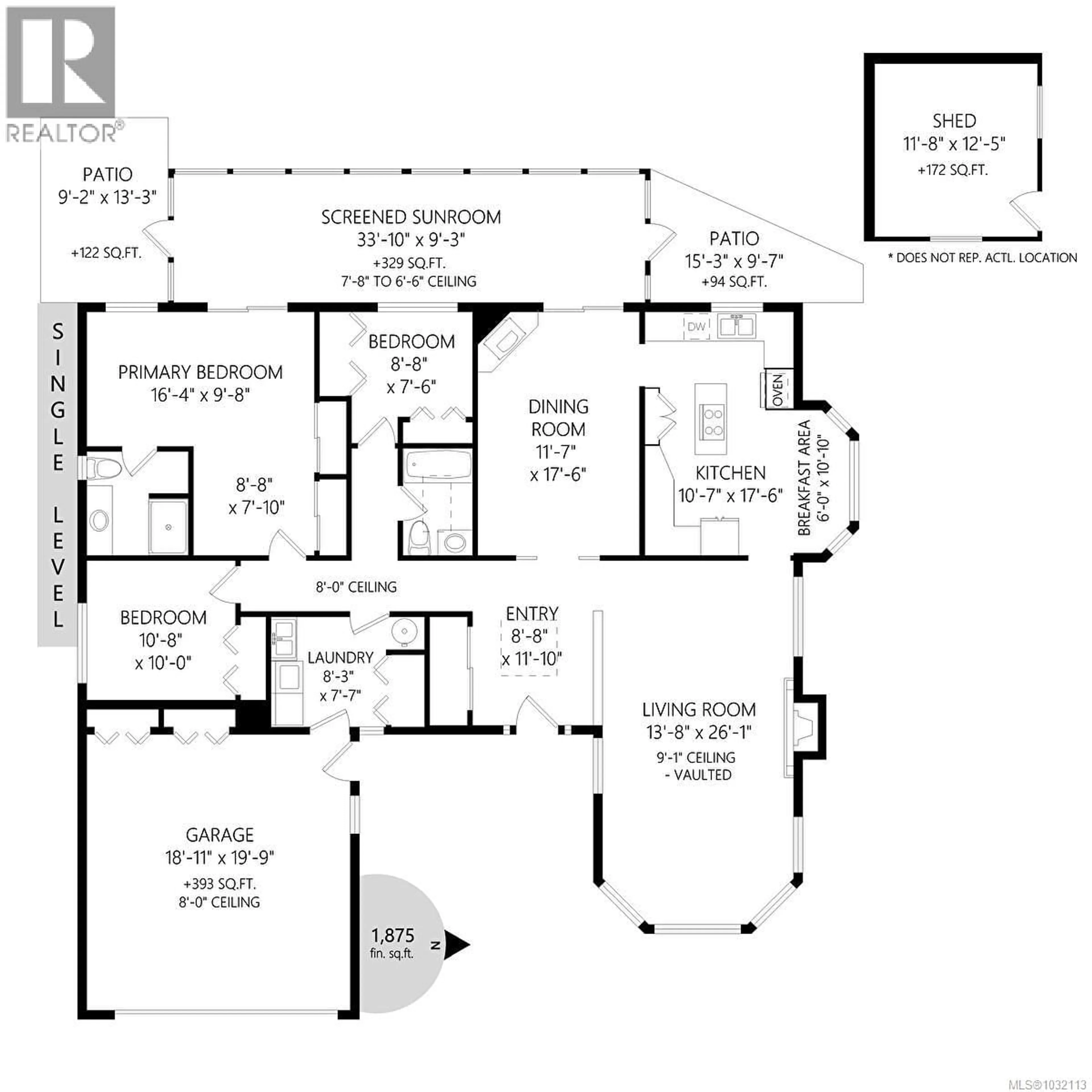 Floor plan for 8008 GLENHURST DRIVE NORTH, Crofton British Columbia V0R1R0