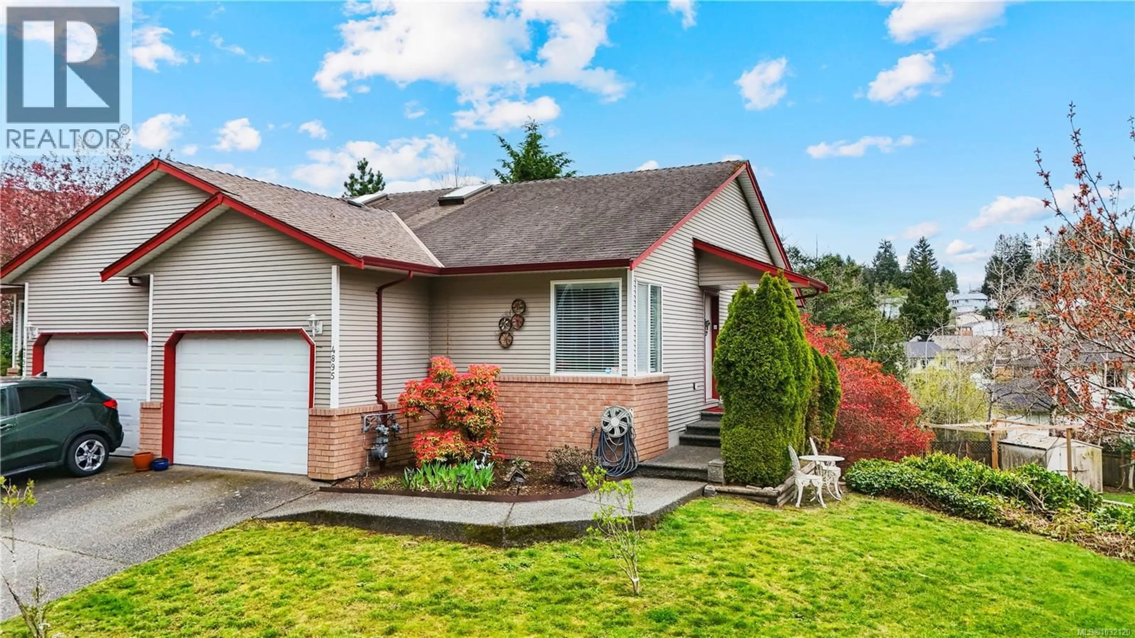 Home with vinyl exterior material, street for 4895 FAIRBROOK CRESCENT, Nanaimo British Columbia V9T6L6