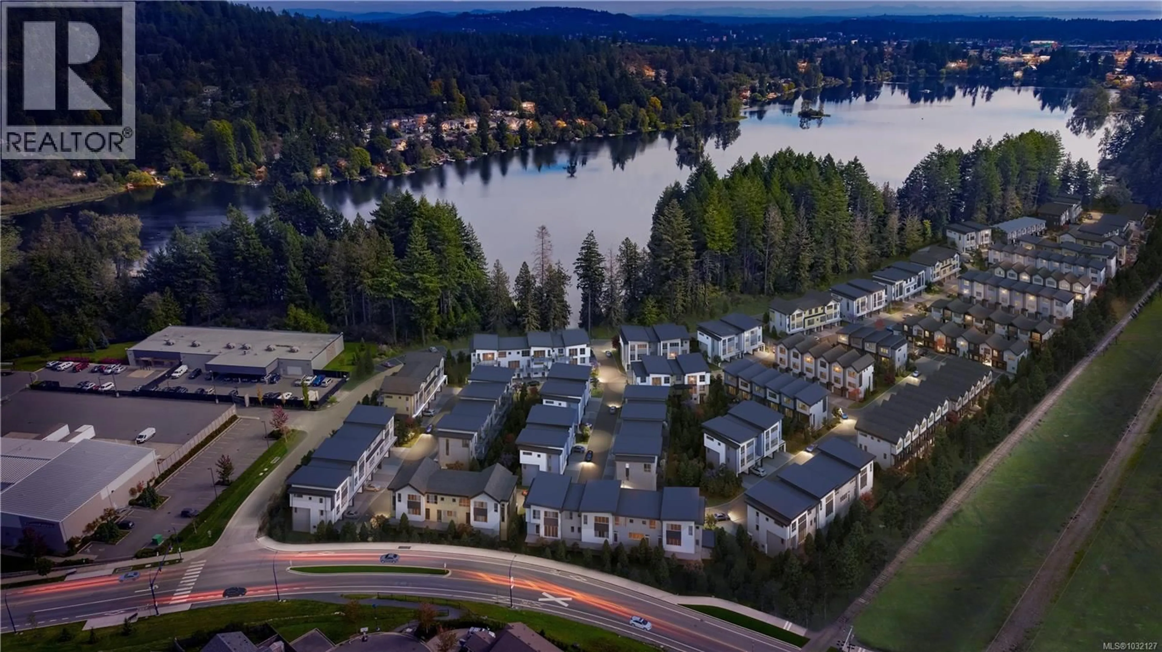 A pic from outside/outdoor area/front of a property/back of a property/a pic from drone, water/lake/river/ocean view for 1224 DRIFTER END, Langford British Columbia V9B0B2