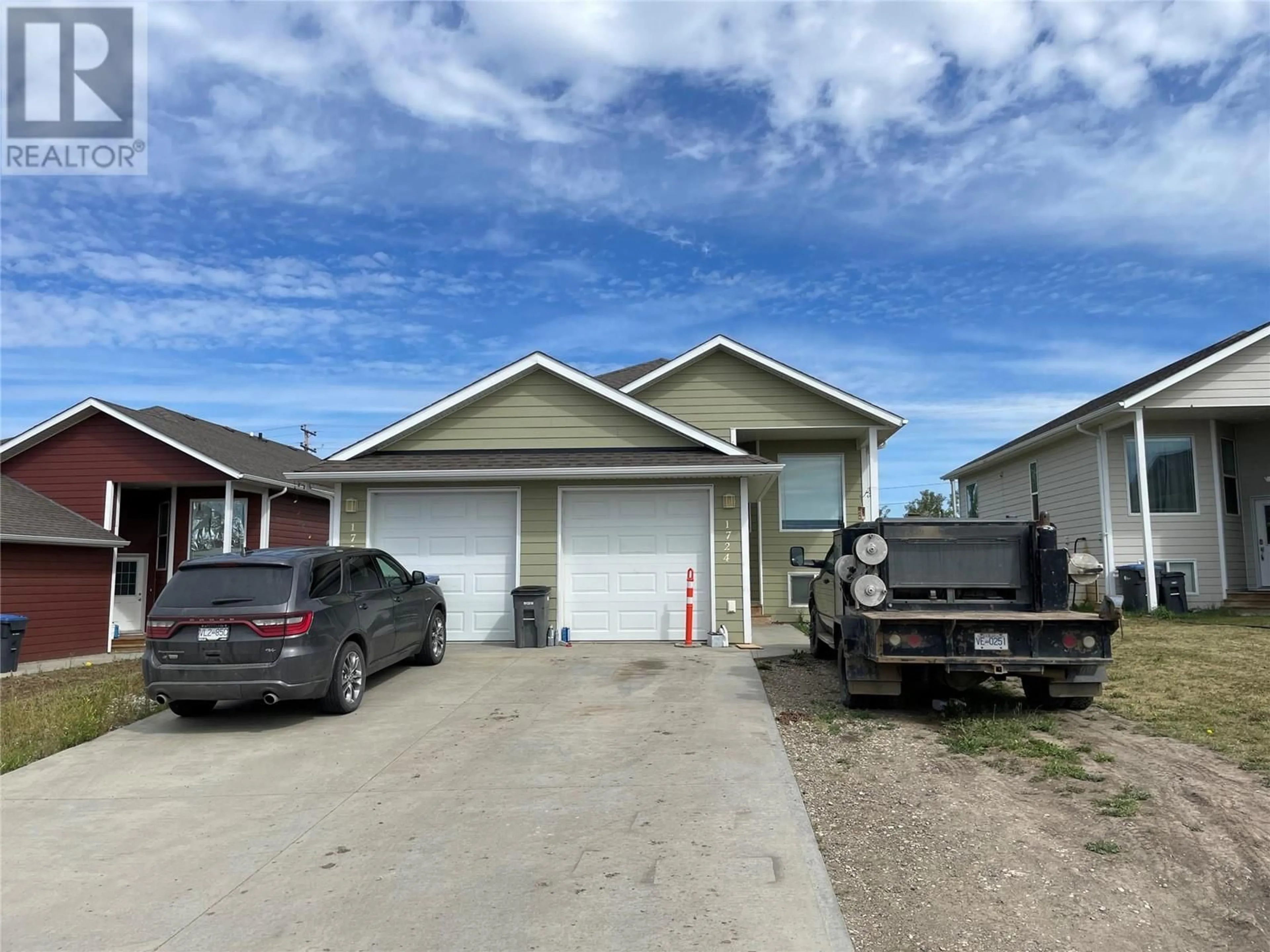 Frontside or backside of a home, the street view for 1724 82 Avenue, Dawson Creek British Columbia V1G0H9