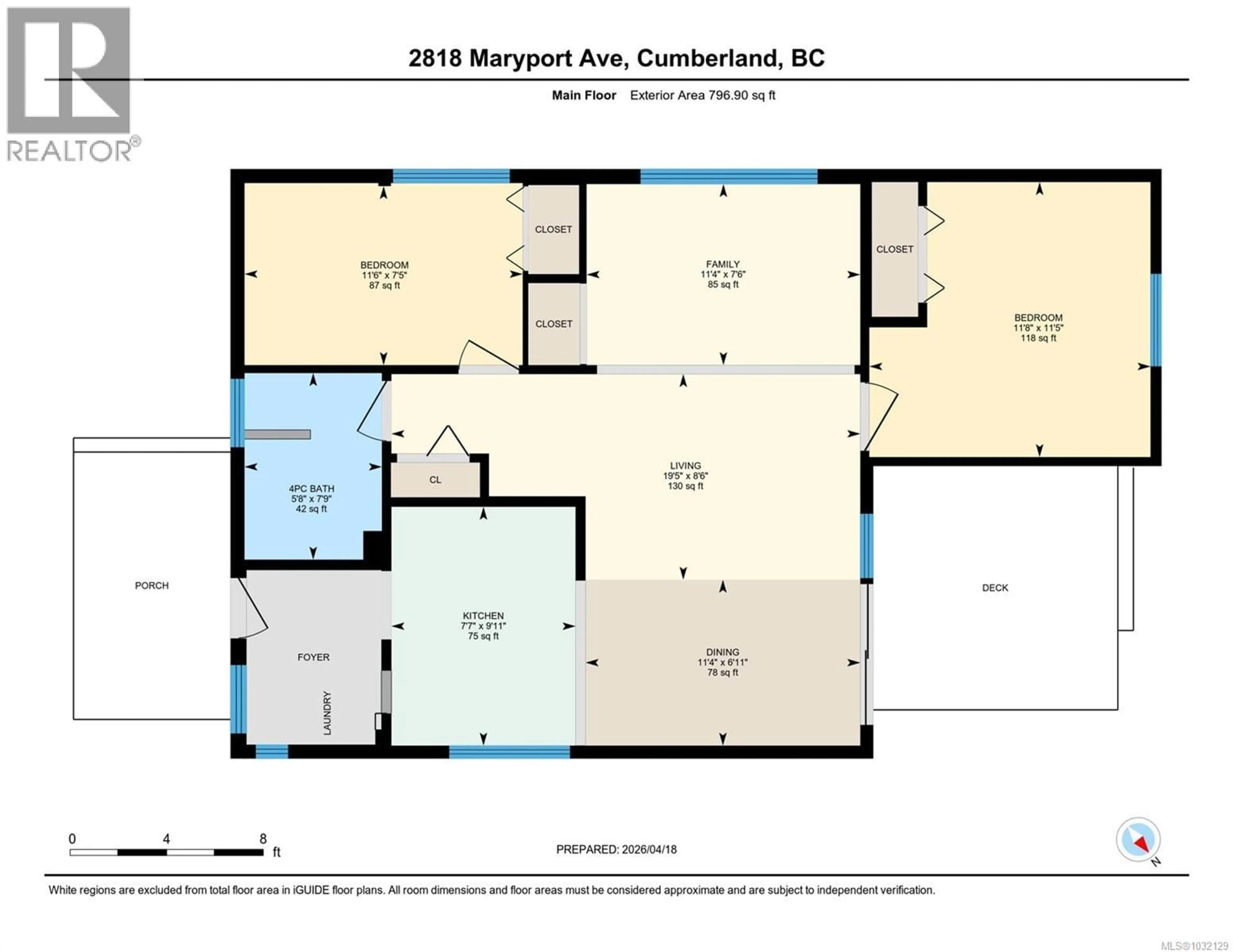 Floor plan for 2818 MARYPORT AVENUE, Cumberland British Columbia V0R1S0