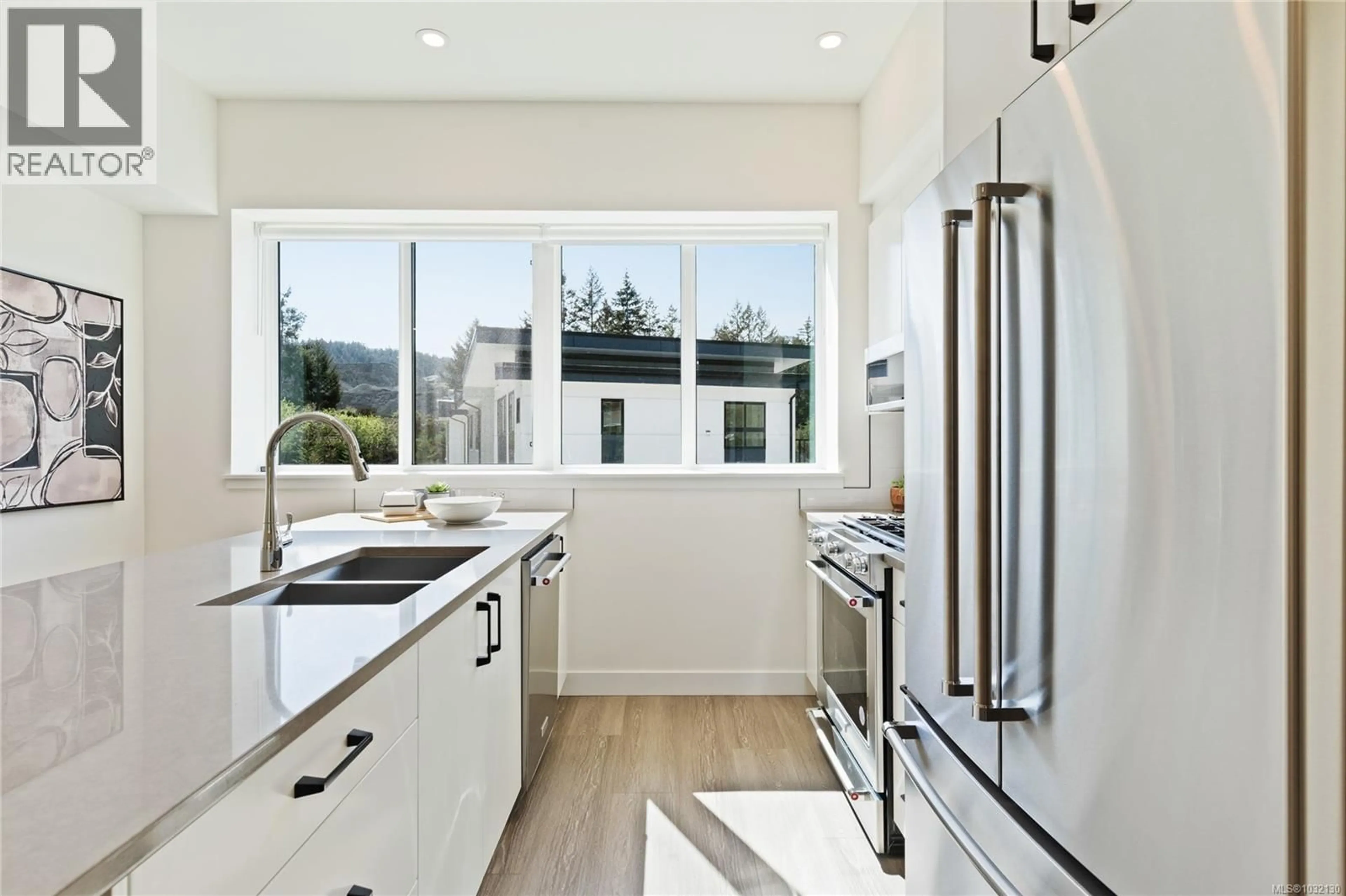 Contemporary kitchen, ceramic/tile floor for 2821 CASTER PLACE, Langford British Columbia V9B0B2