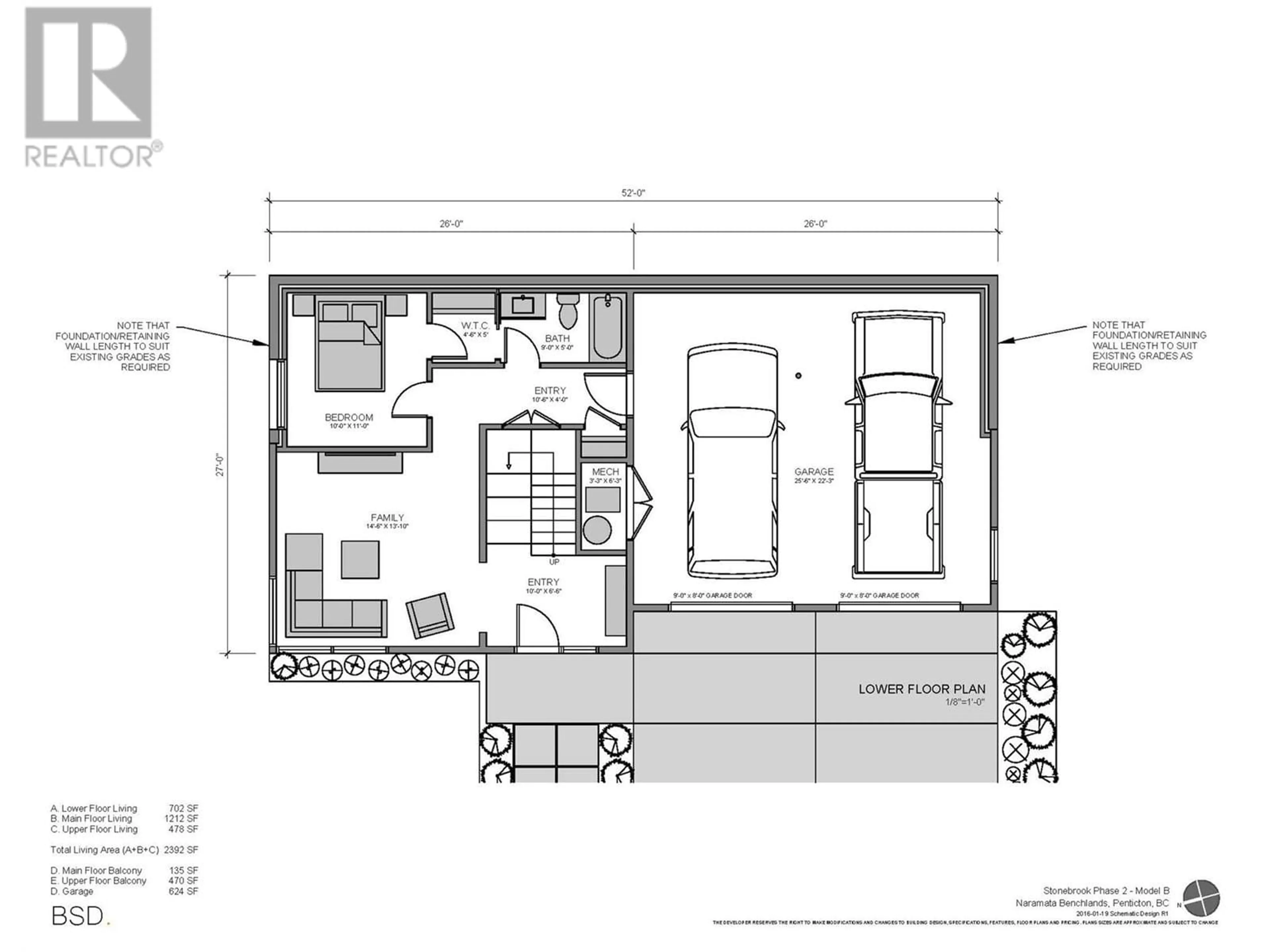 Floor plan for 2980 Outlook Way, Naramata British Columbia V0H1N1