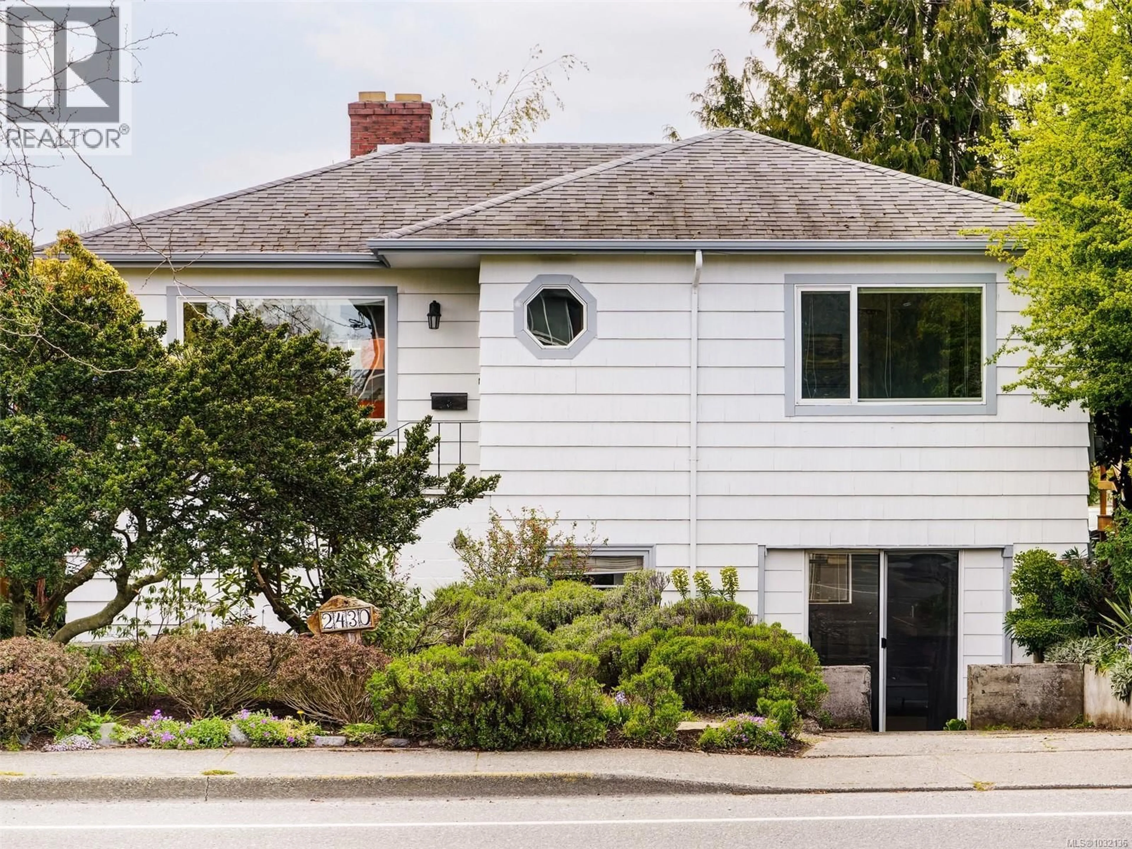 Home with brick exterior material, street for 2430 FOUL BAY ROAD, Saanich British Columbia V8R5A9