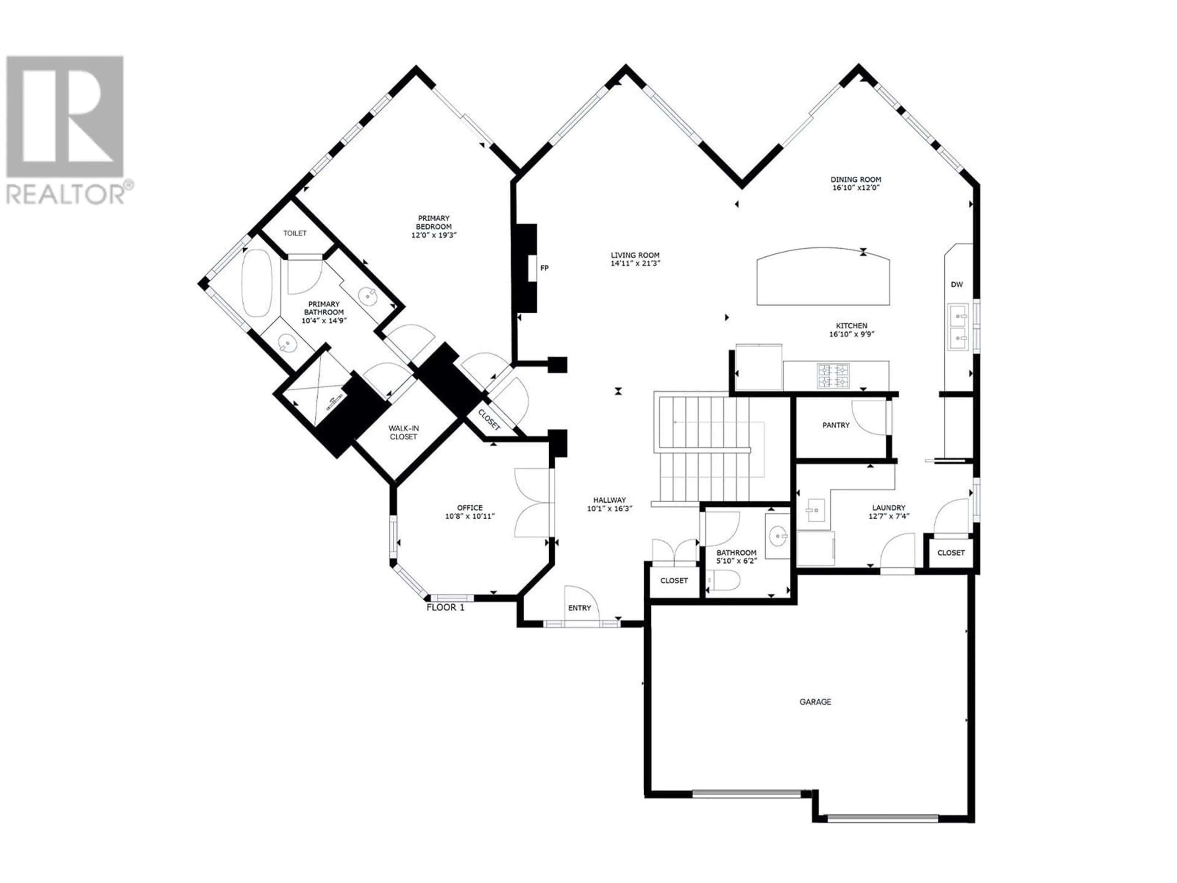 Floor plan for 2726 Cliffshore Drive, Lake Country British Columbia V4V2N1