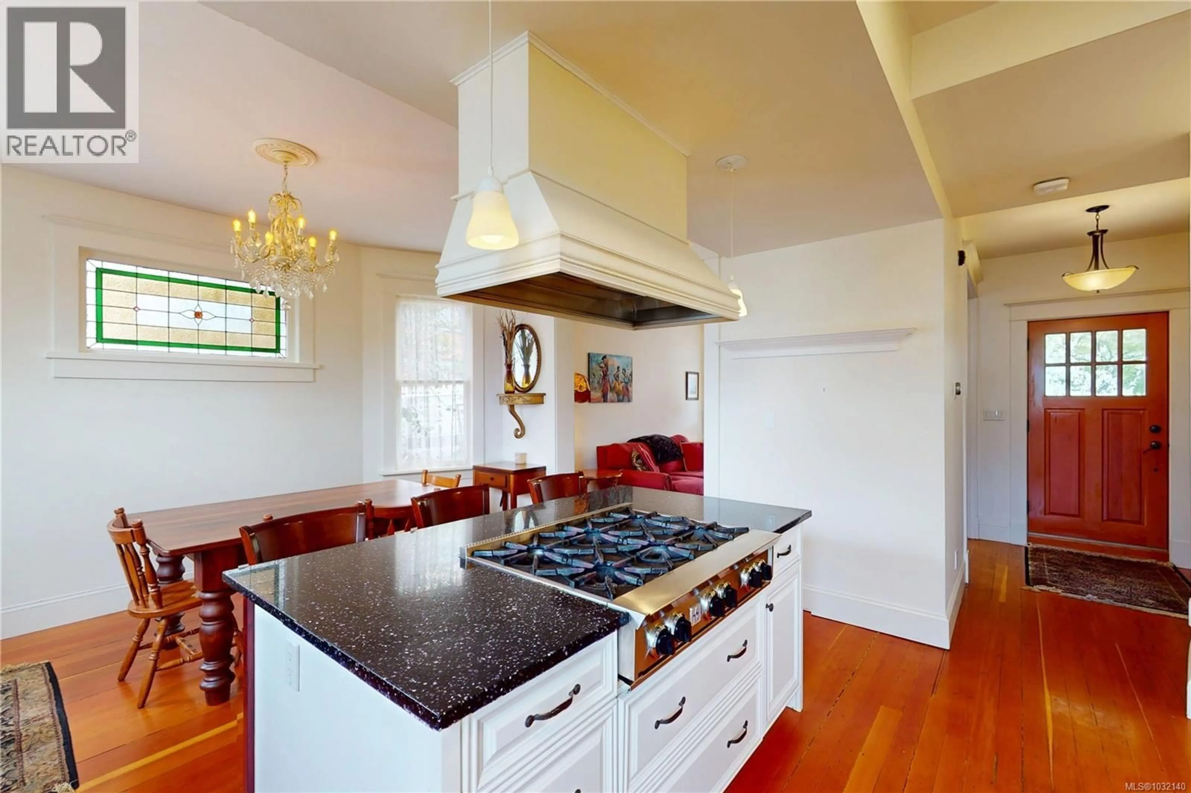 Open concept kitchen, ceramic/tile floor for 1454/1456 BEGBIE STREET, Victoria British Columbia V8R1K7