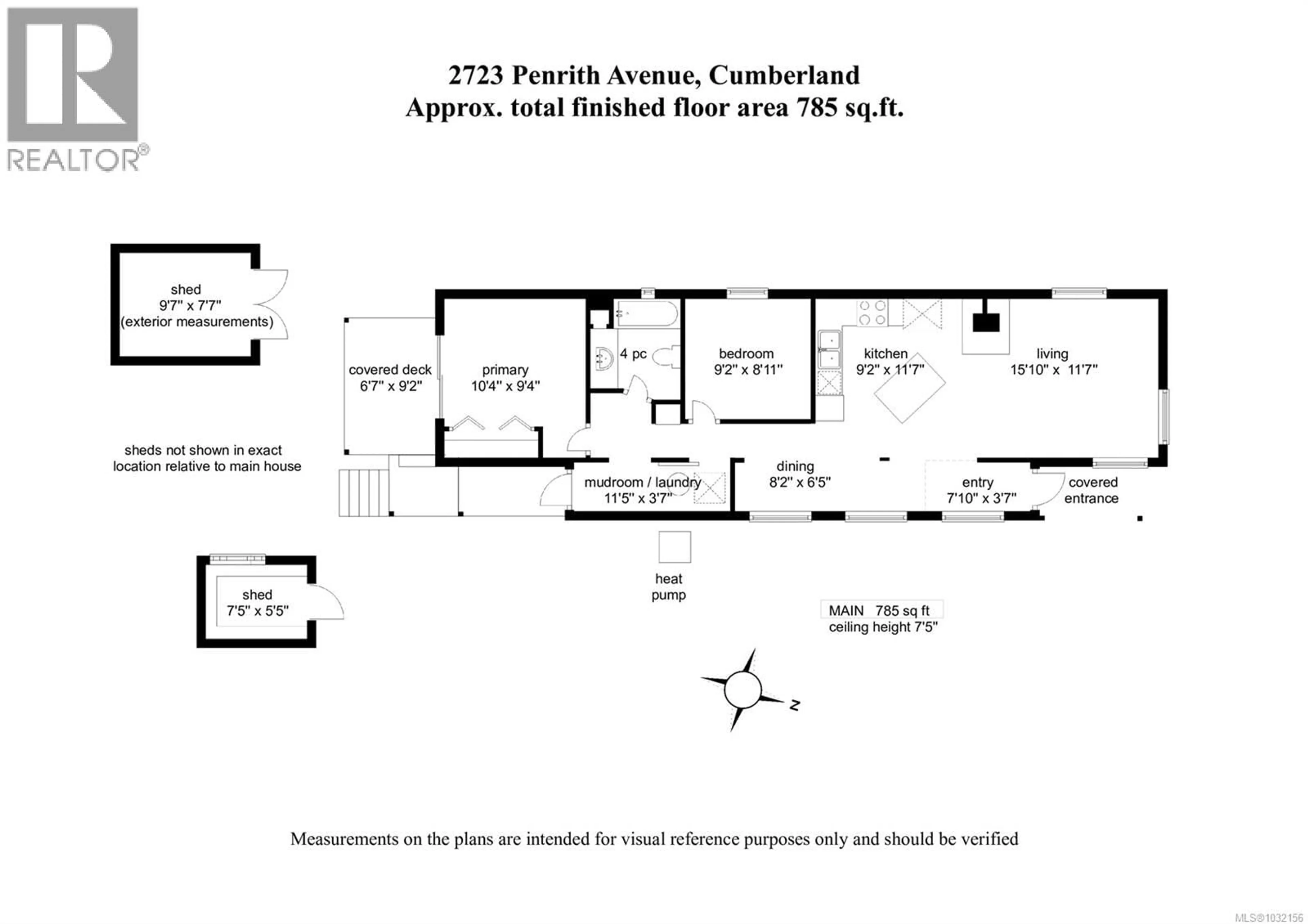 Floor plan for 2723 PENRITH AVENUE, Cumberland British Columbia V0R1S0