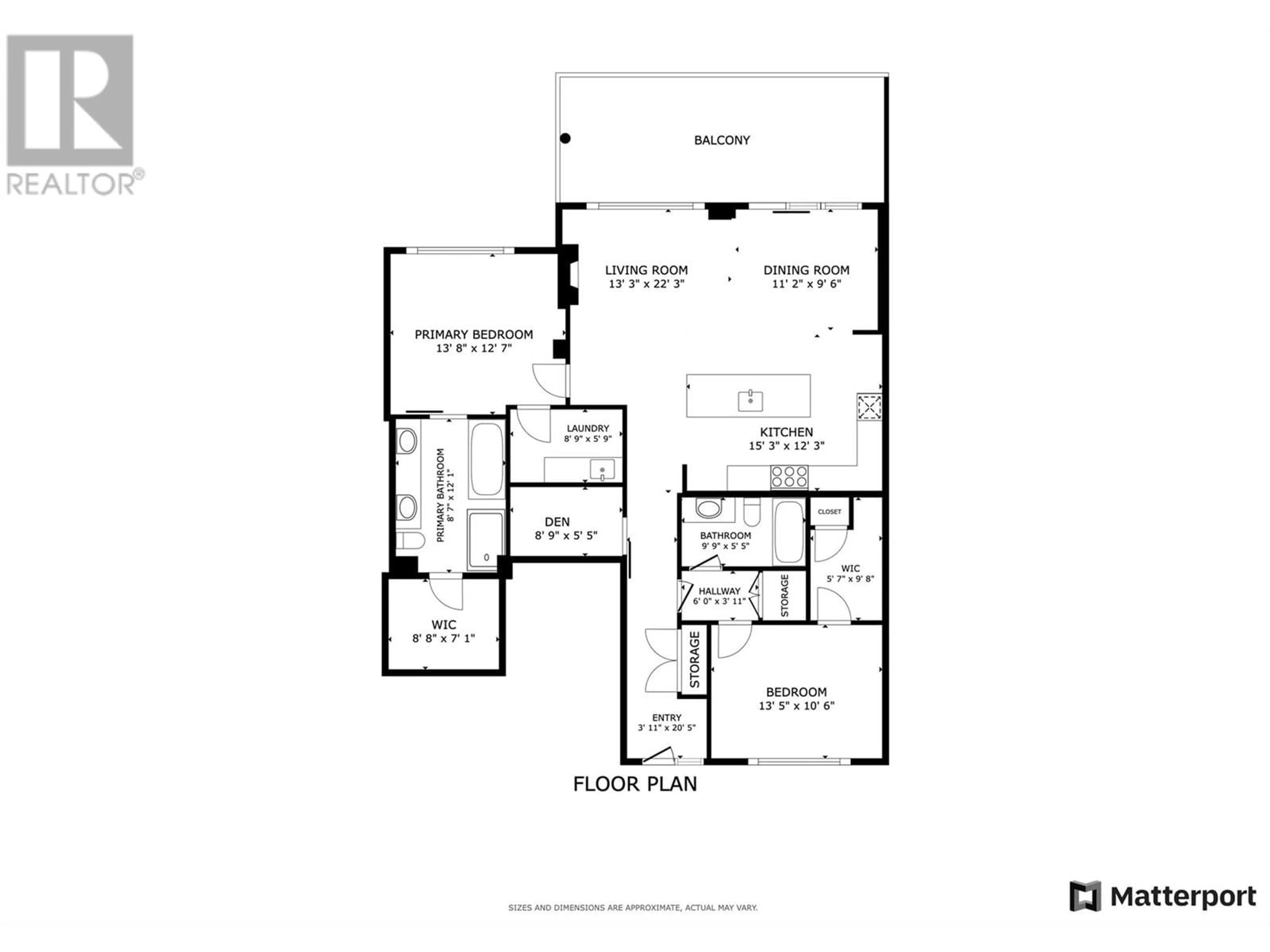 Floor plan for 450 Groves Avenue Unit# 302, Kelowna British Columbia V1Y4Y5