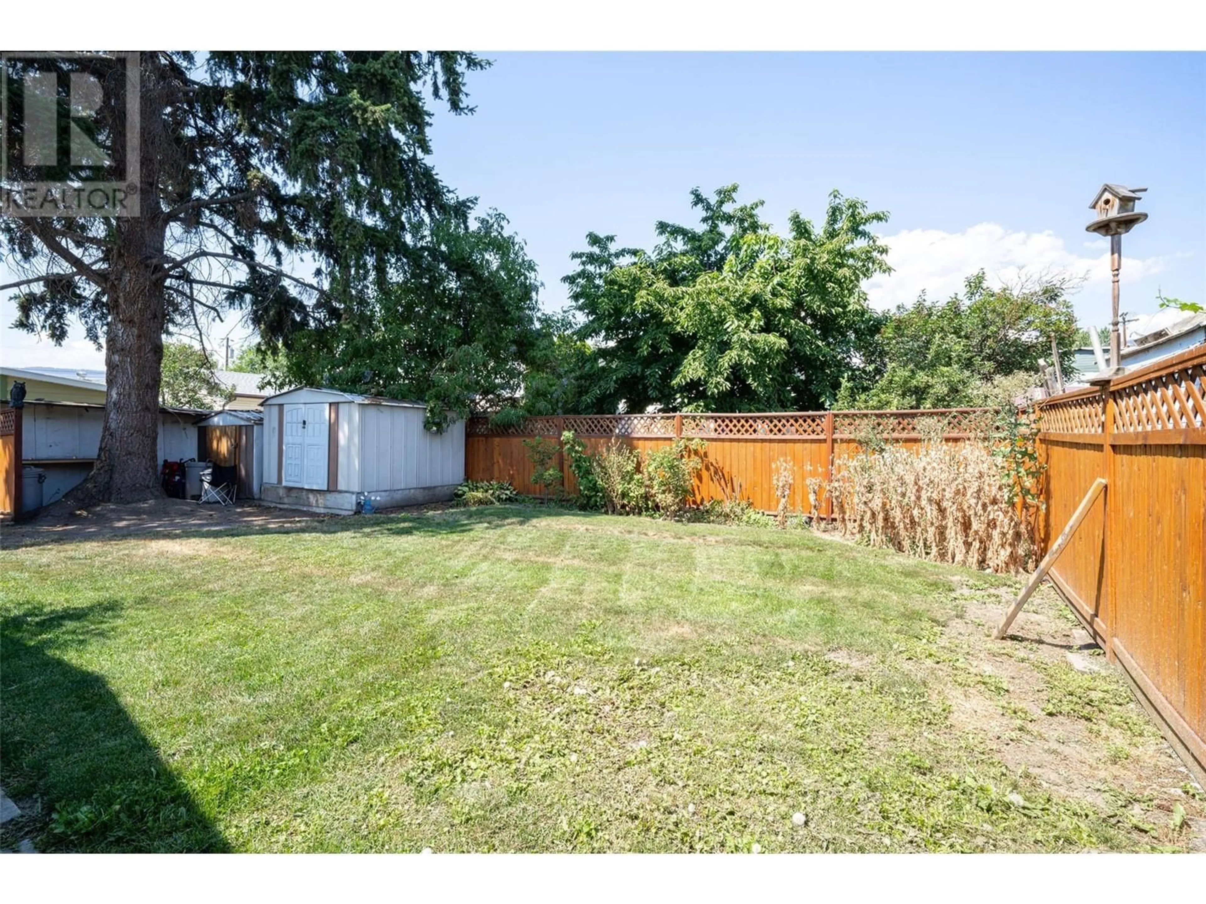 Patio, the fenced backyard for 1881 Boucherie Road Unit# 49, West Kelowna British Columbia V4T0C9