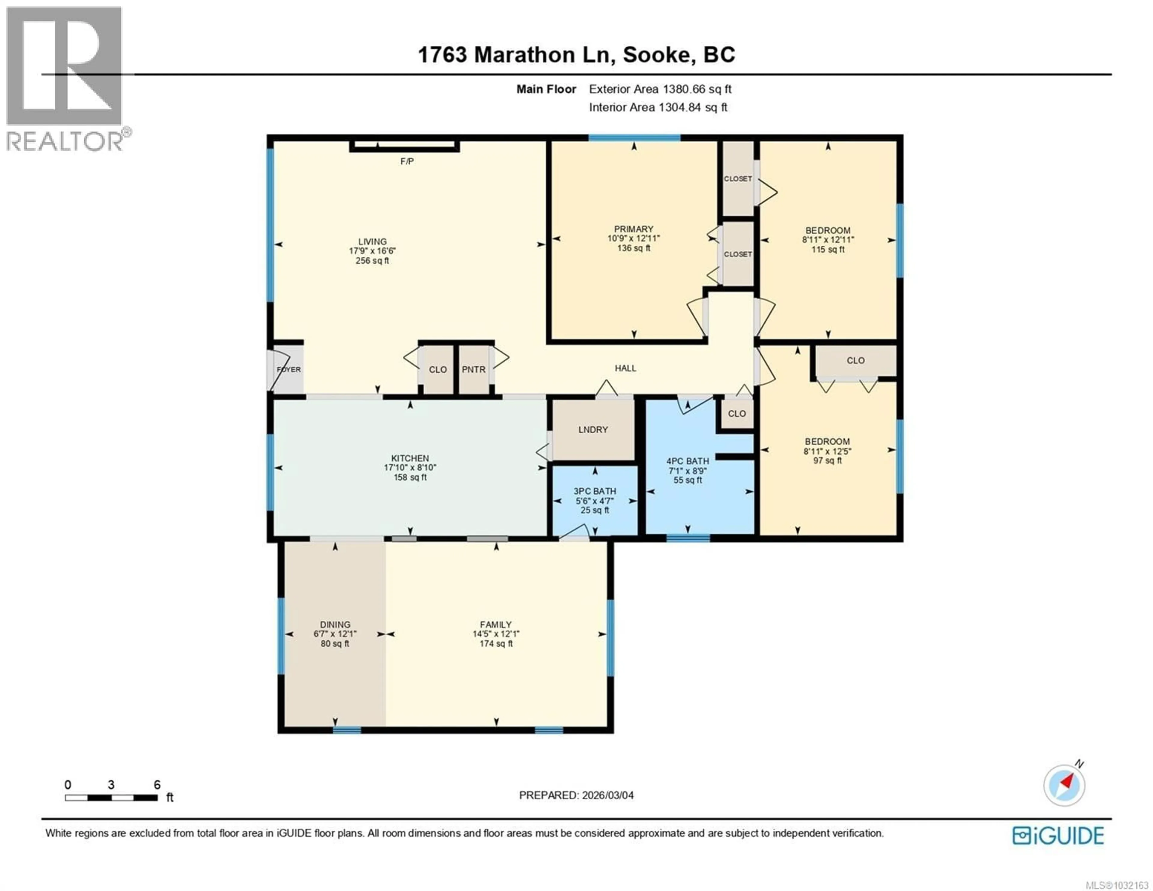 Floor plan for 1763 MARATHON LANE, Sooke British Columbia V9Z0S5