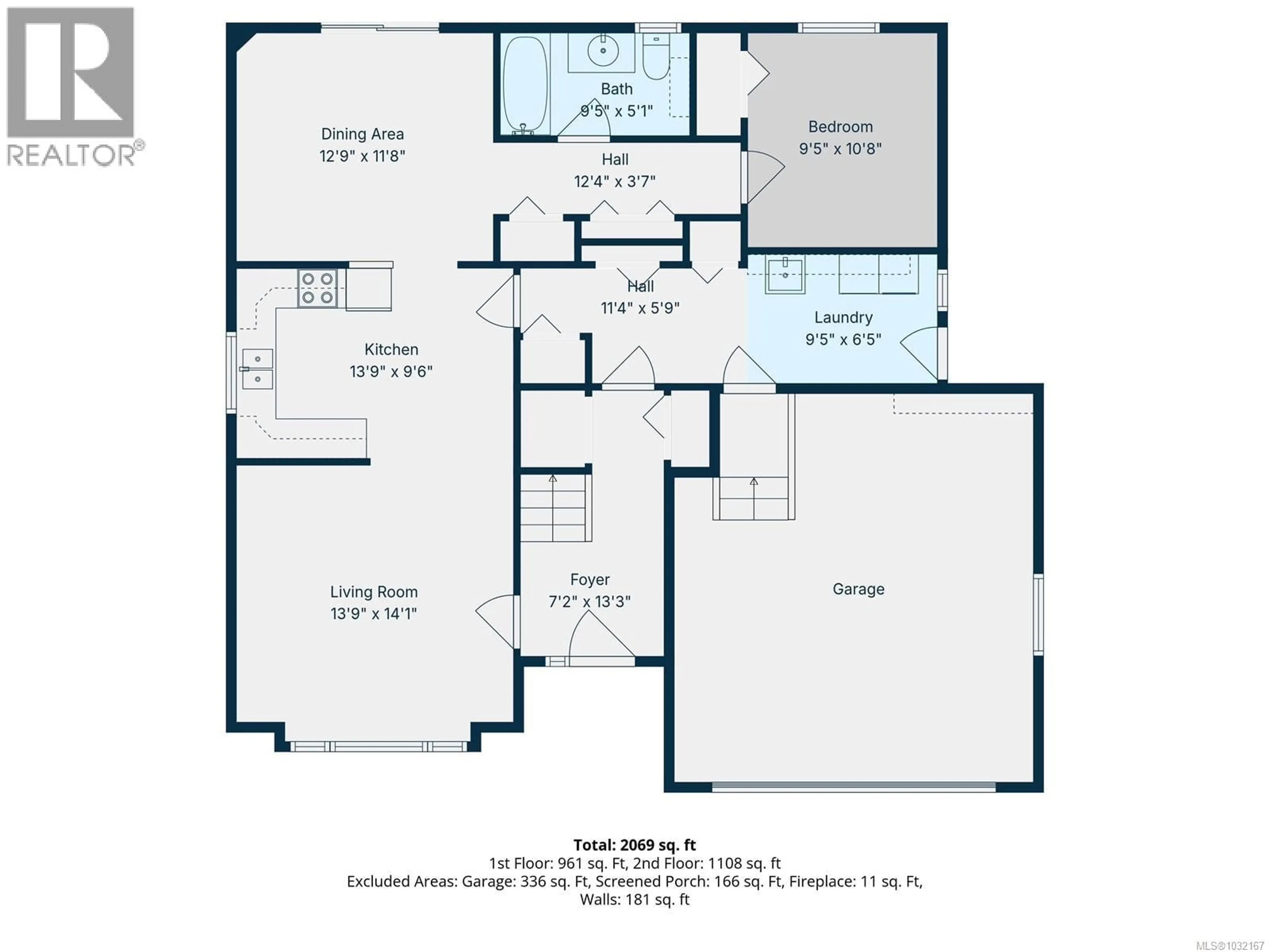 Floor plan for 6614 EVEREST DRIVE, Nanaimo British Columbia V9T6H6