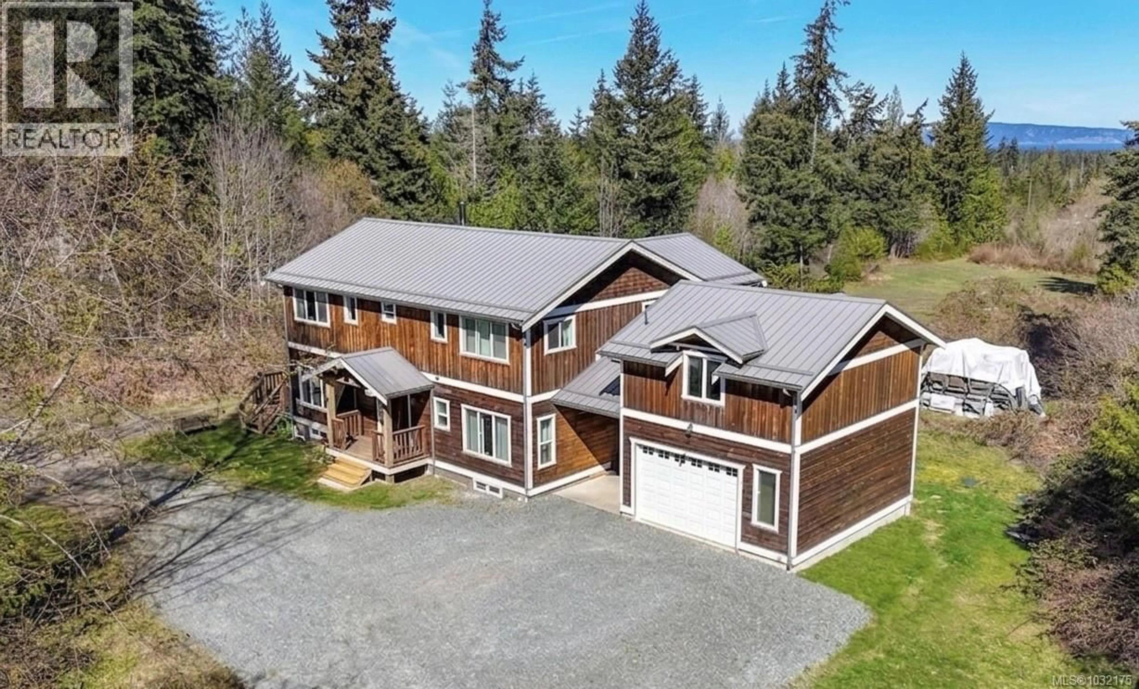 A pic from outside/outdoor area/front of a property/back of a property/a pic from drone, street for 2835 OLYMPIC ROAD, Qualicum Beach British Columbia V9K2L8