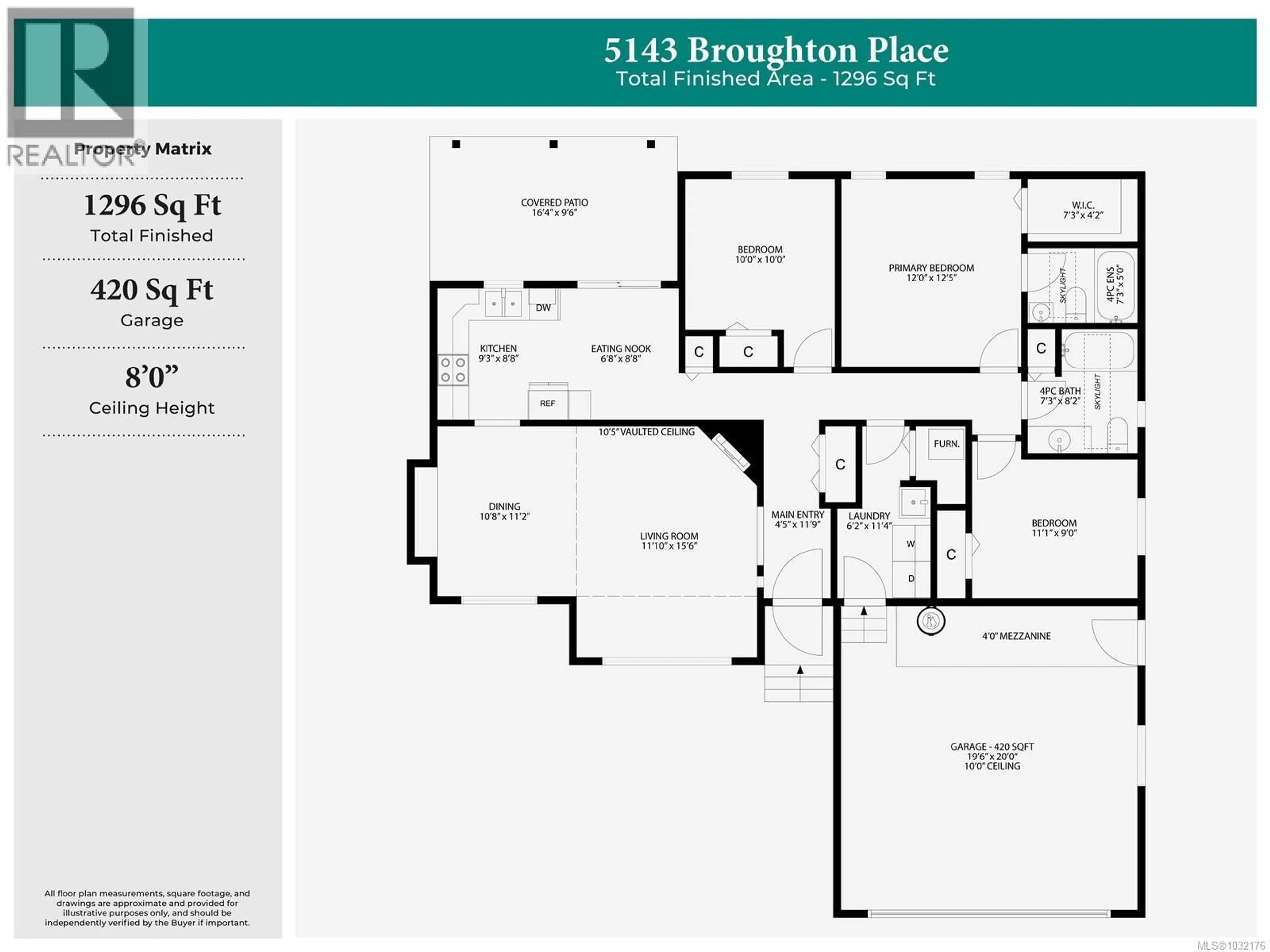 Floor plan for 5143 BROUGHTON PLACE, Nanaimo British Columbia V9T6L4