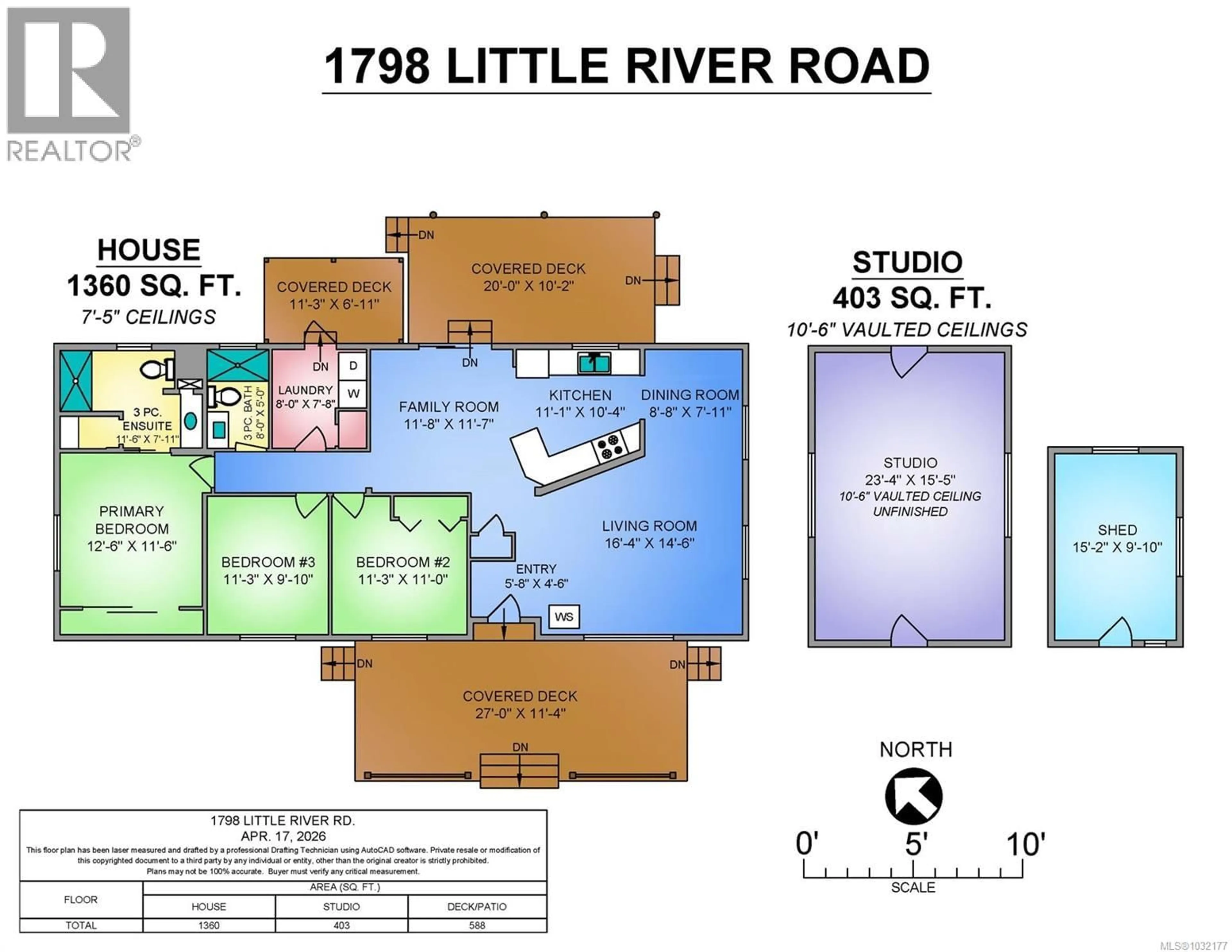 Floor plan for 1798 LITTLE RIVER ROAD, Comox British Columbia V9M4B9