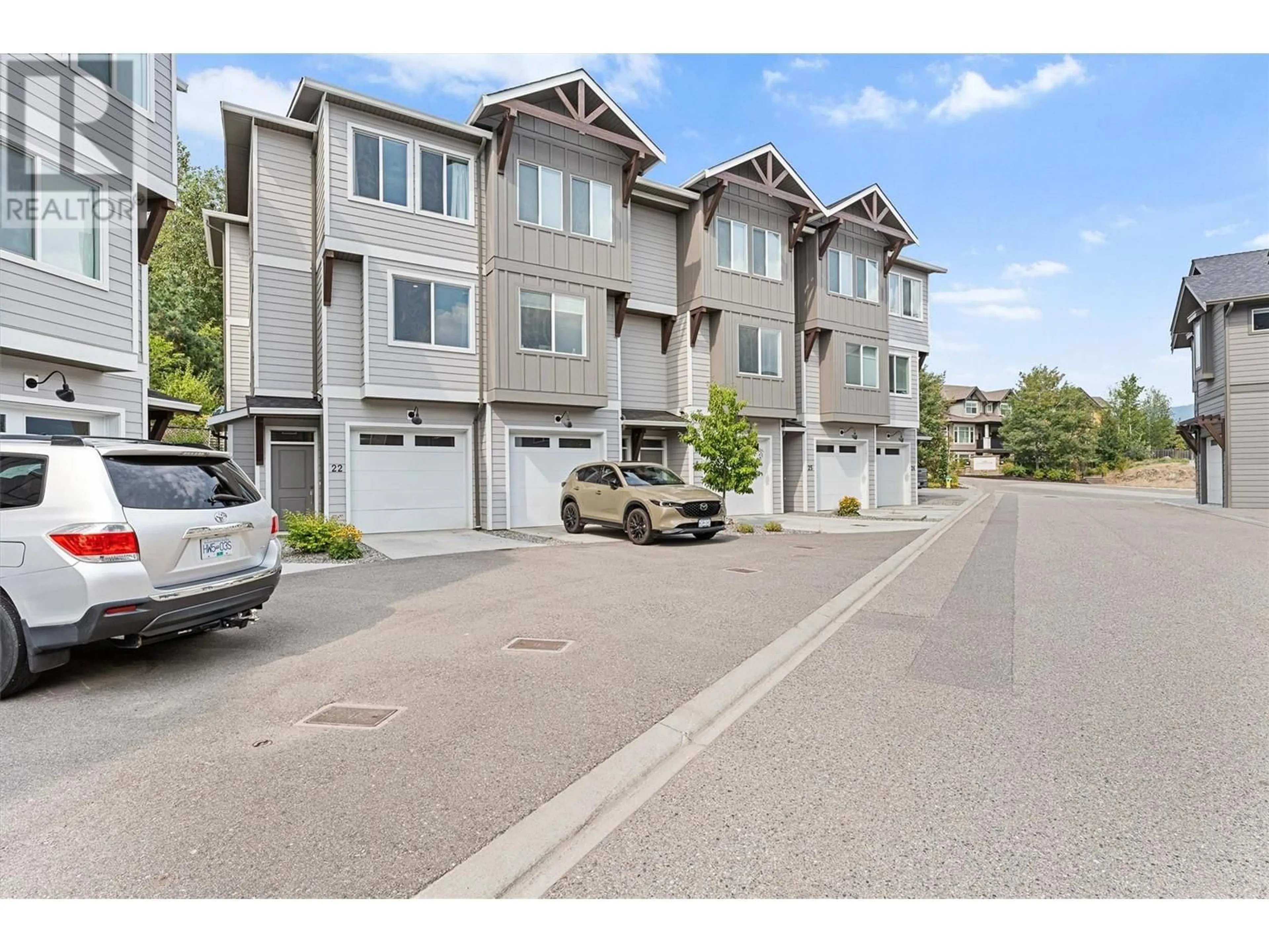 A pic from exterior of the house or condo, the street view for 12840 Stillwater Court Unit# 22, Lake Country British Columbia V4V2W6