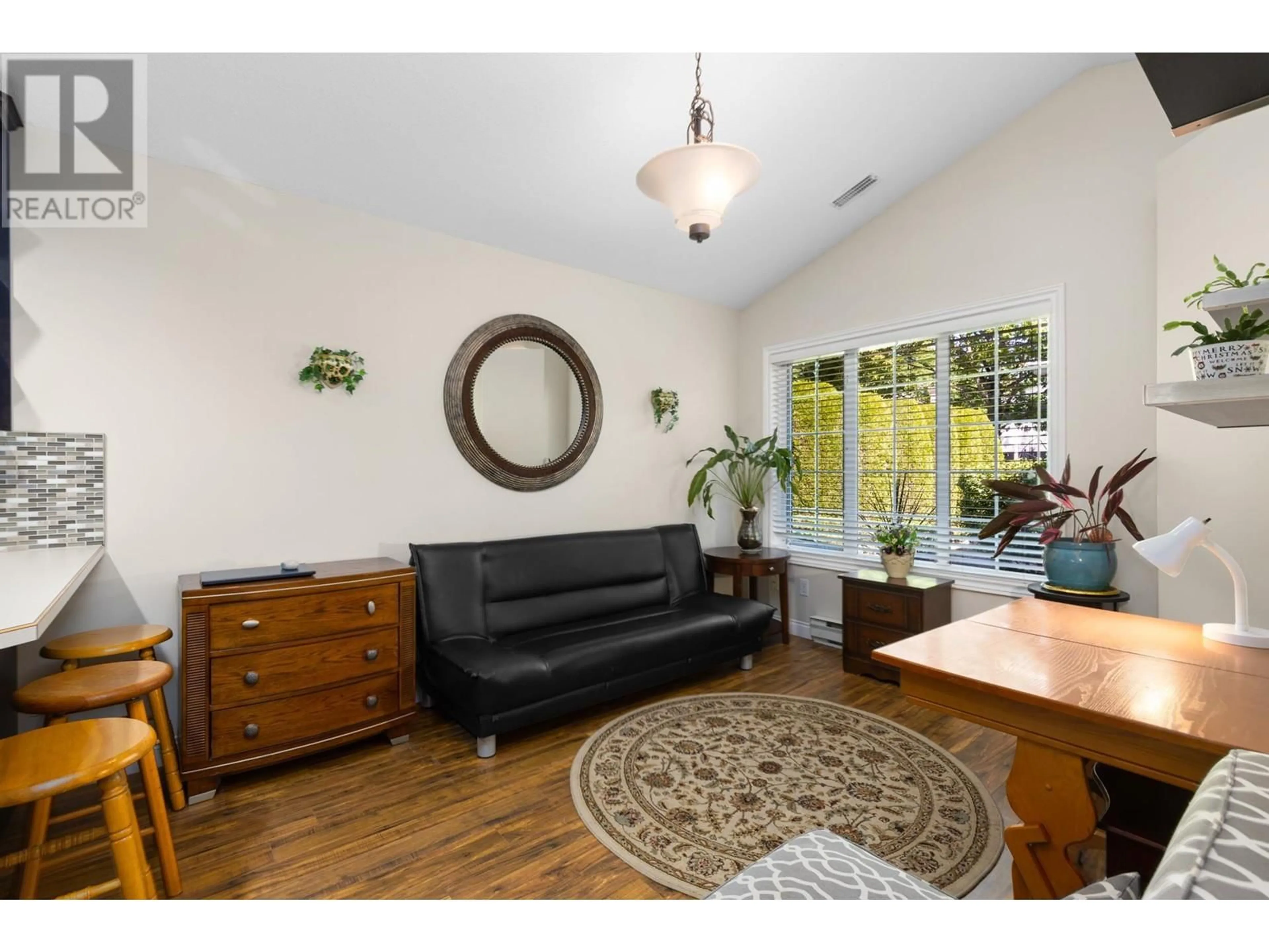 Living room, wood floors for 3775 Springbrook Road Unit# 18, Kelowna British Columbia V1W4A3