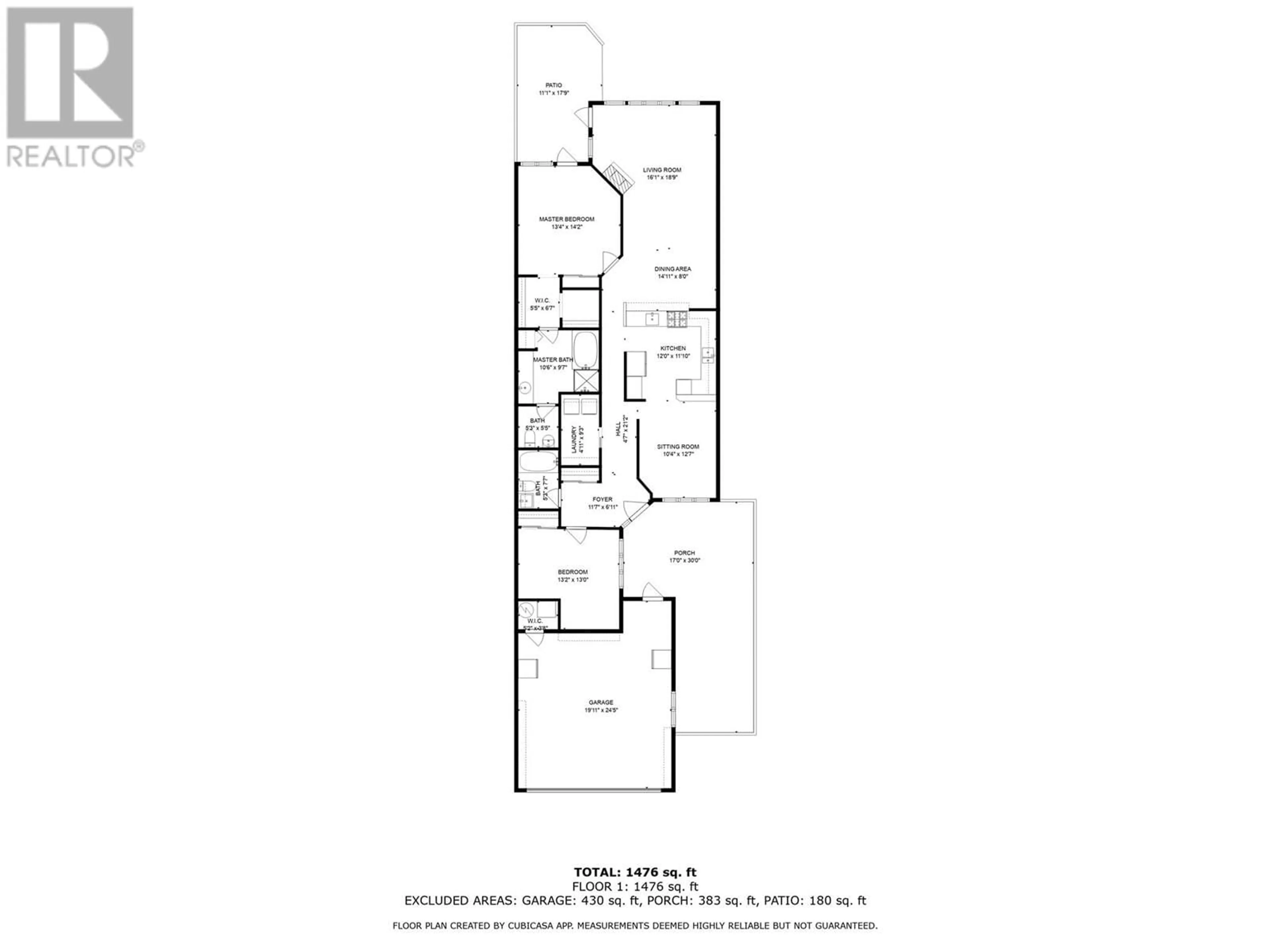 Floor plan for 3775 Springbrook Road Unit# 18, Kelowna British Columbia V1W4A3