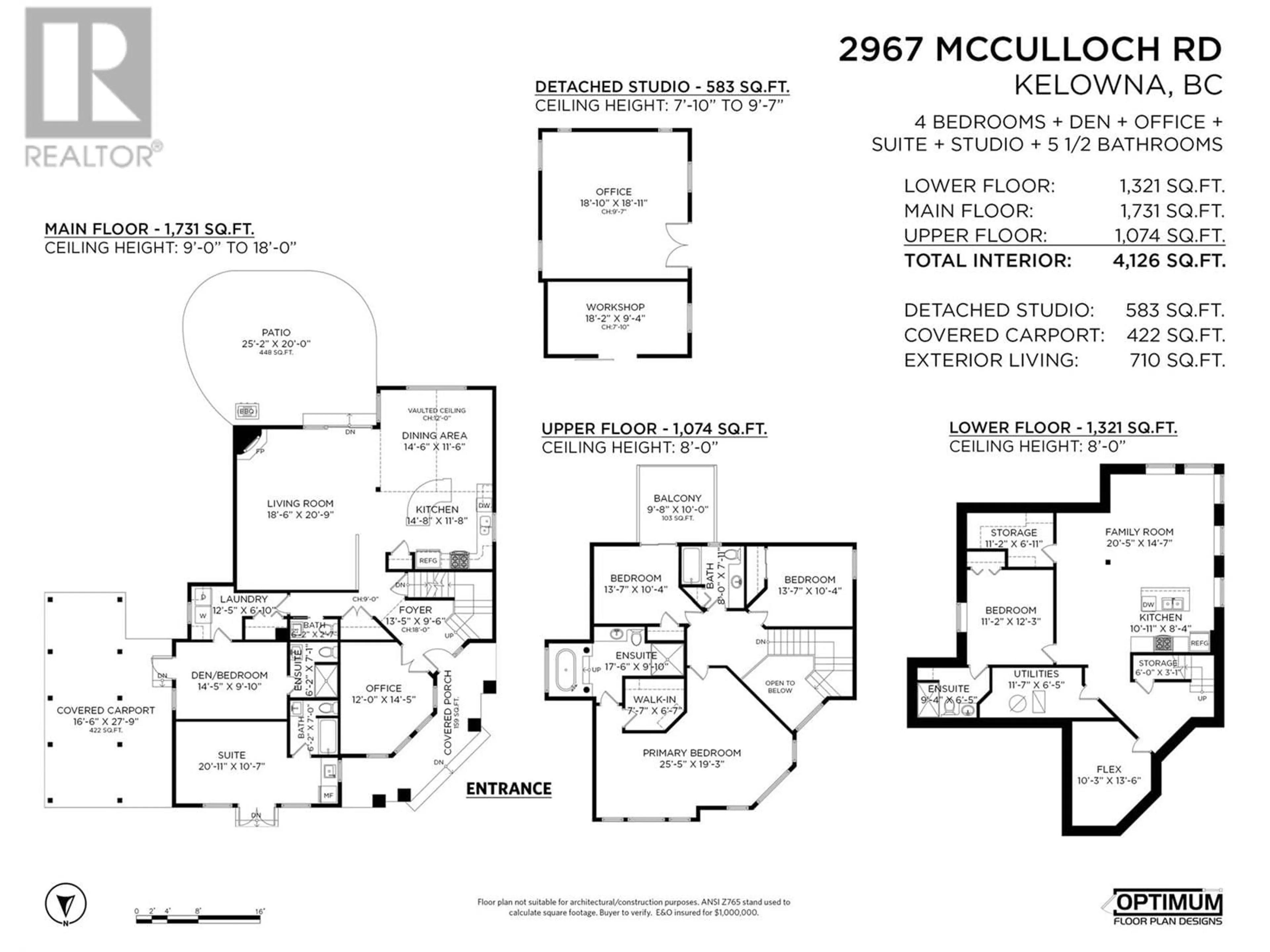 Floor plan for 2967 McCulloch Road, Kelowna British Columbia V1W4A5