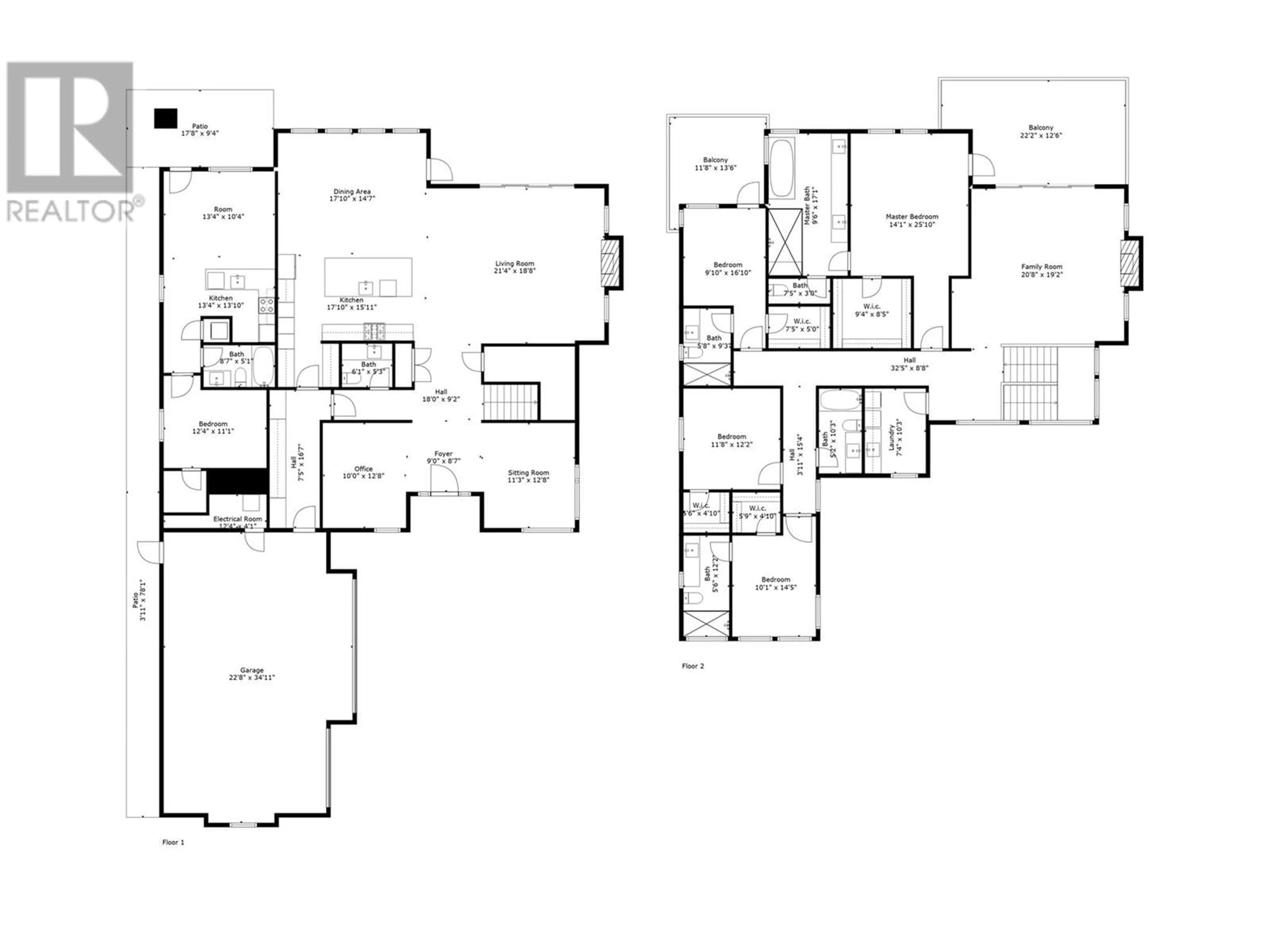 Floor plan for 1587 Malbec Place, West Kelowna British Columbia V4T3B5