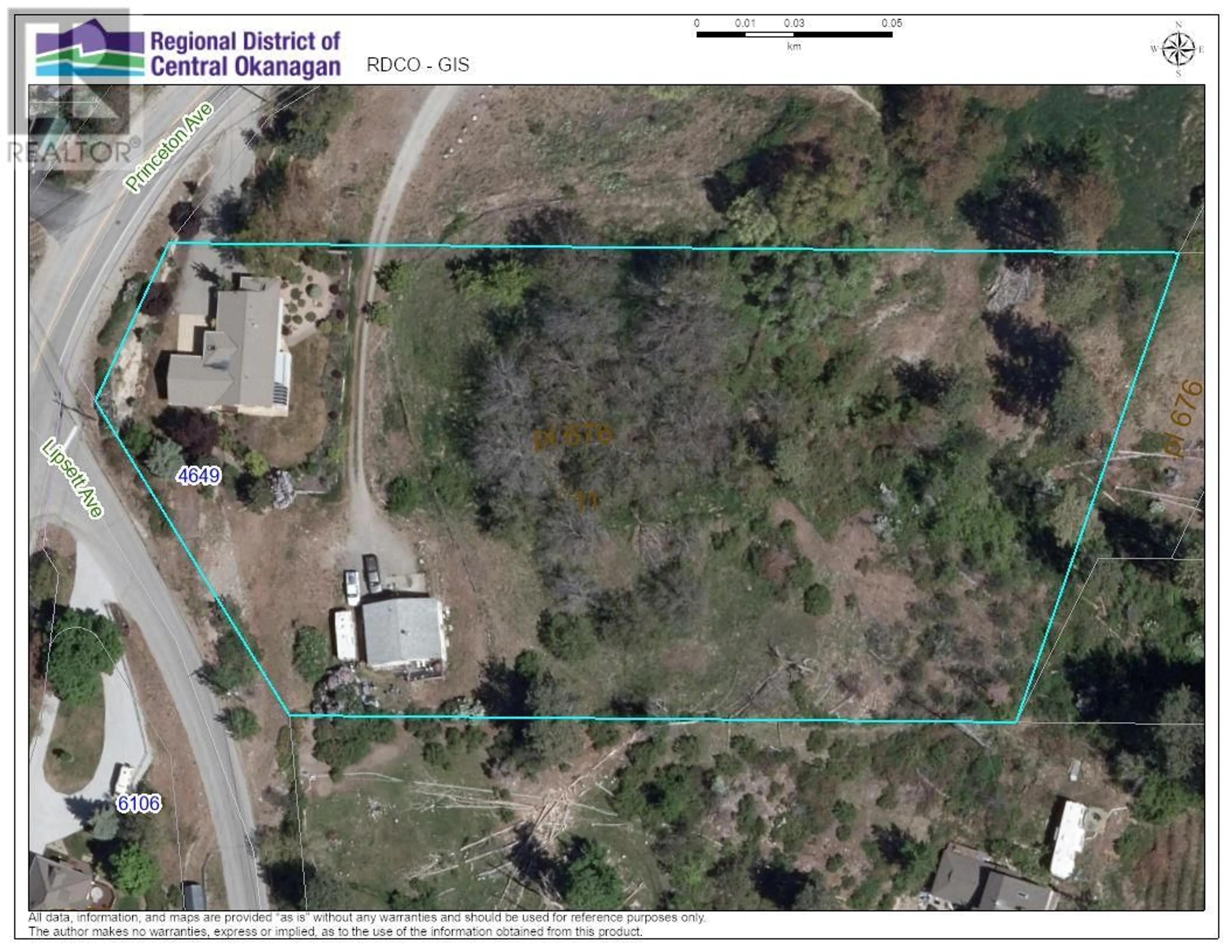 Picture of a map for 4649 Princeton Avenue, Peachland British Columbia V0H1X7