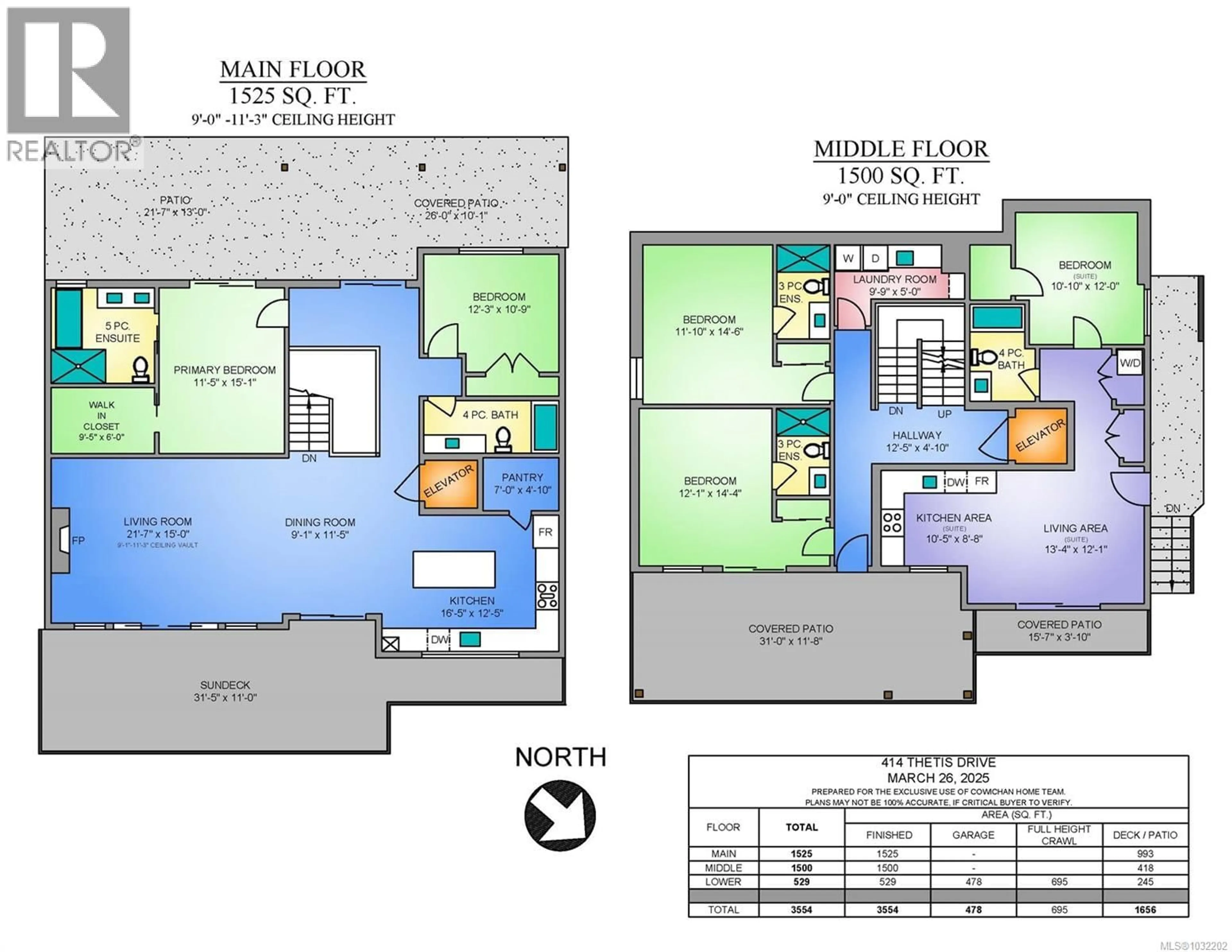 Floor plan for 414 THETIS DRIVE, Ladysmith British Columbia V9G0C1