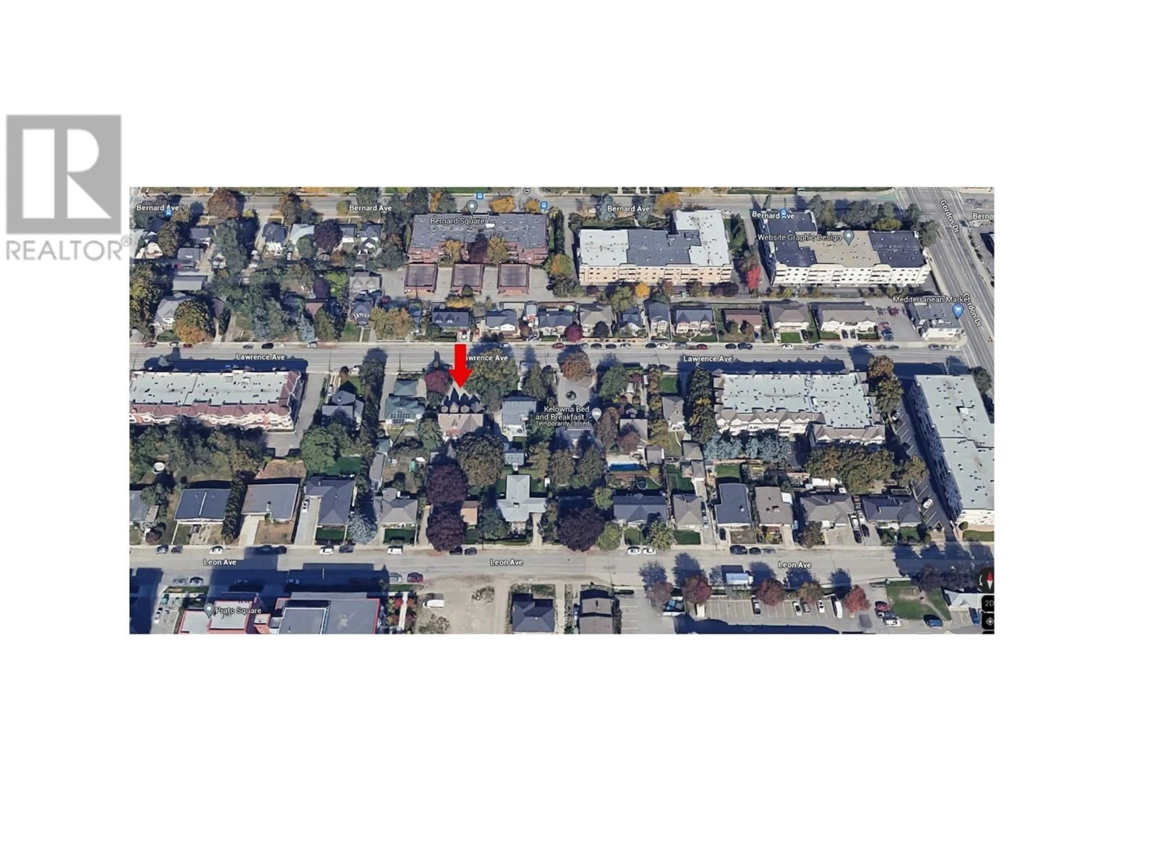 Picture of a map for 987 LAWRENCE AVENUE, Kelowna British Columbia V1Y6M3