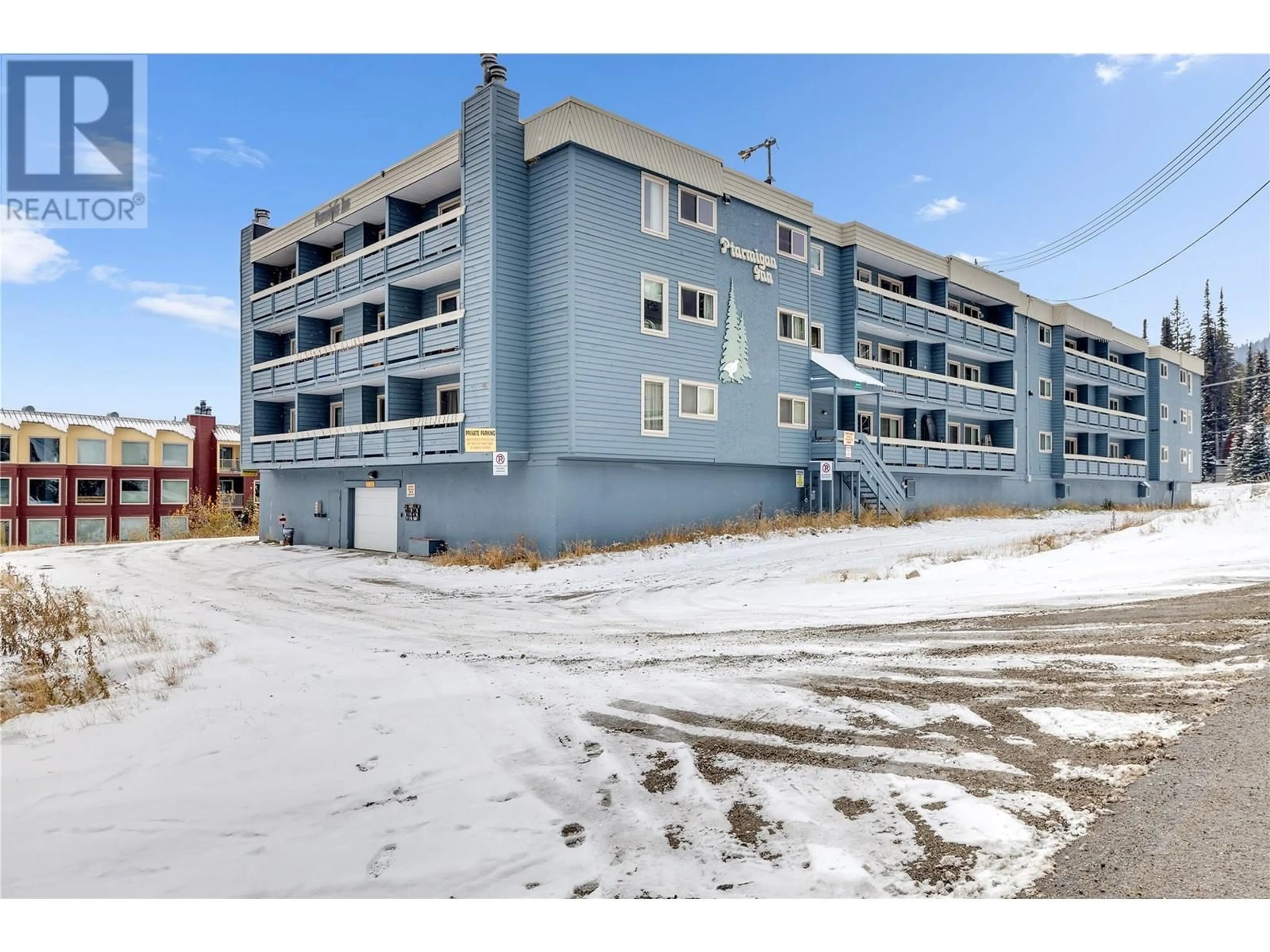 A pic from exterior of the house or condo, the front or back of building for 6430 Whiskey Jack Road Unit# 306, Big White British Columbia V1P1P3