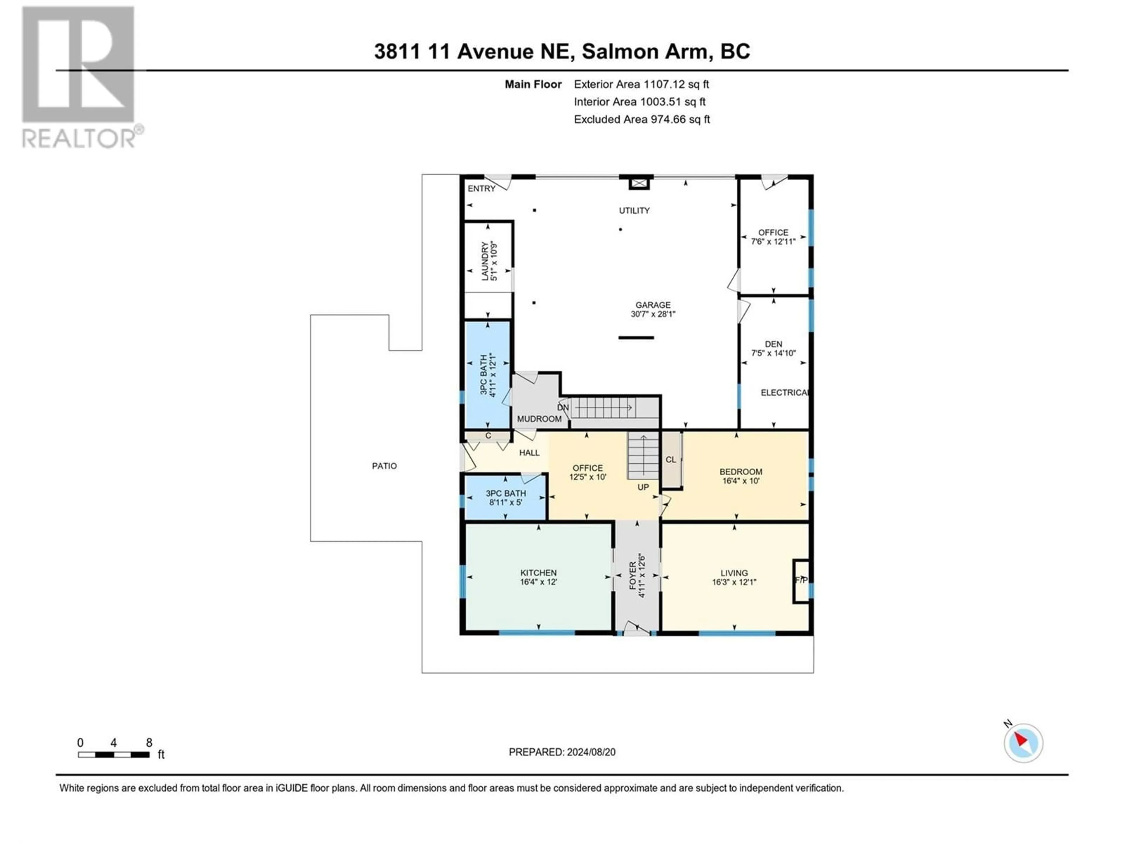 Floor plan for 3811 11 Avenue NE, Salmon Arm British Columbia V0E2S2