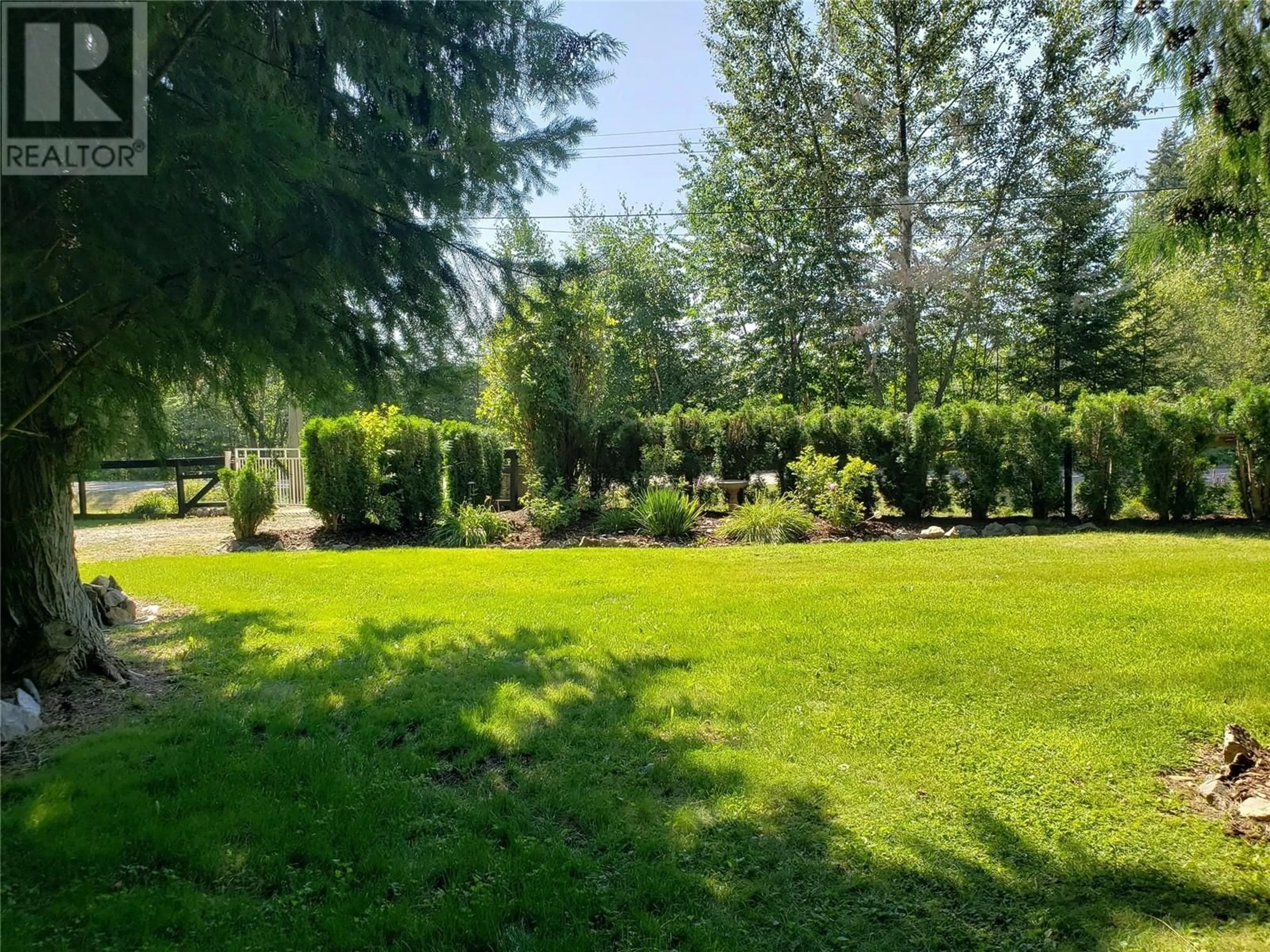 A pic from outside/outdoor area/front of a property/back of a property/a pic from drone, forest/trees view for SANTA ROAD, Scotch Creek British Columbia V0E1M5