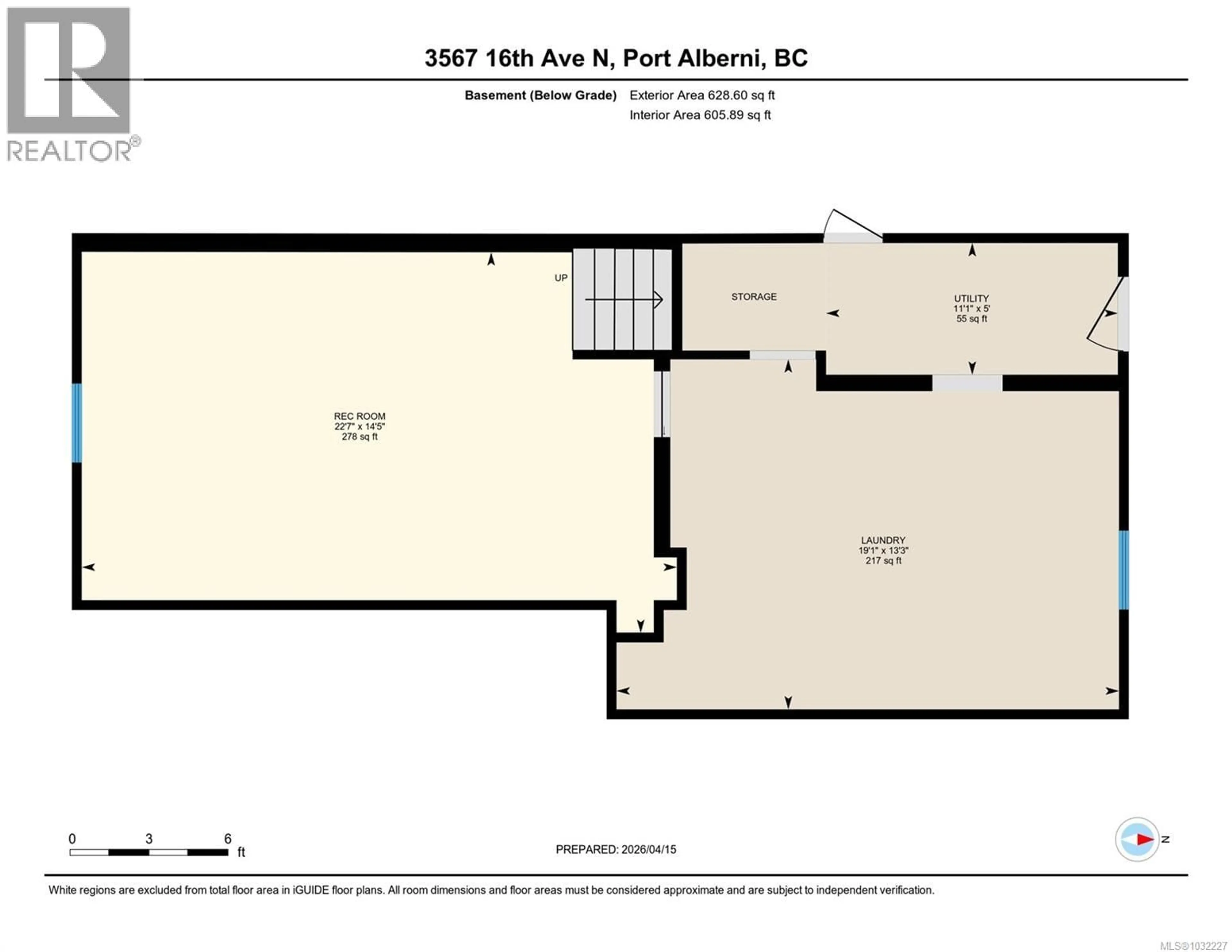 Floor plan for 3567 16TH STREET, Port Alberni British Columbia V9Y5C9