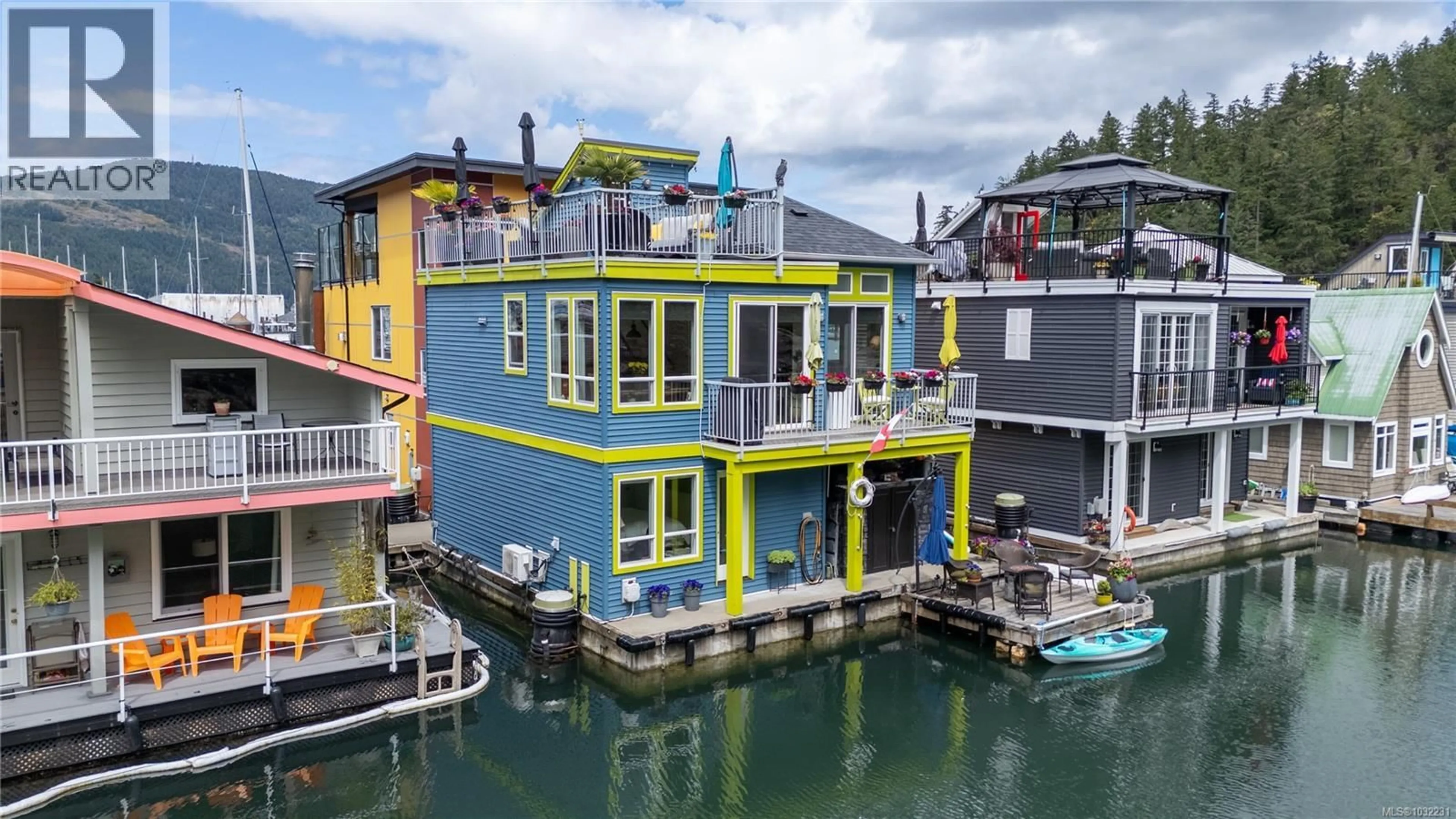 A pic from outside/outdoor area/front of a property/back of a property/a pic from drone, water/lake/river/ocean view for J10 - 6145 GENOA BAY ROAD, Duncan British Columbia V9L5T7