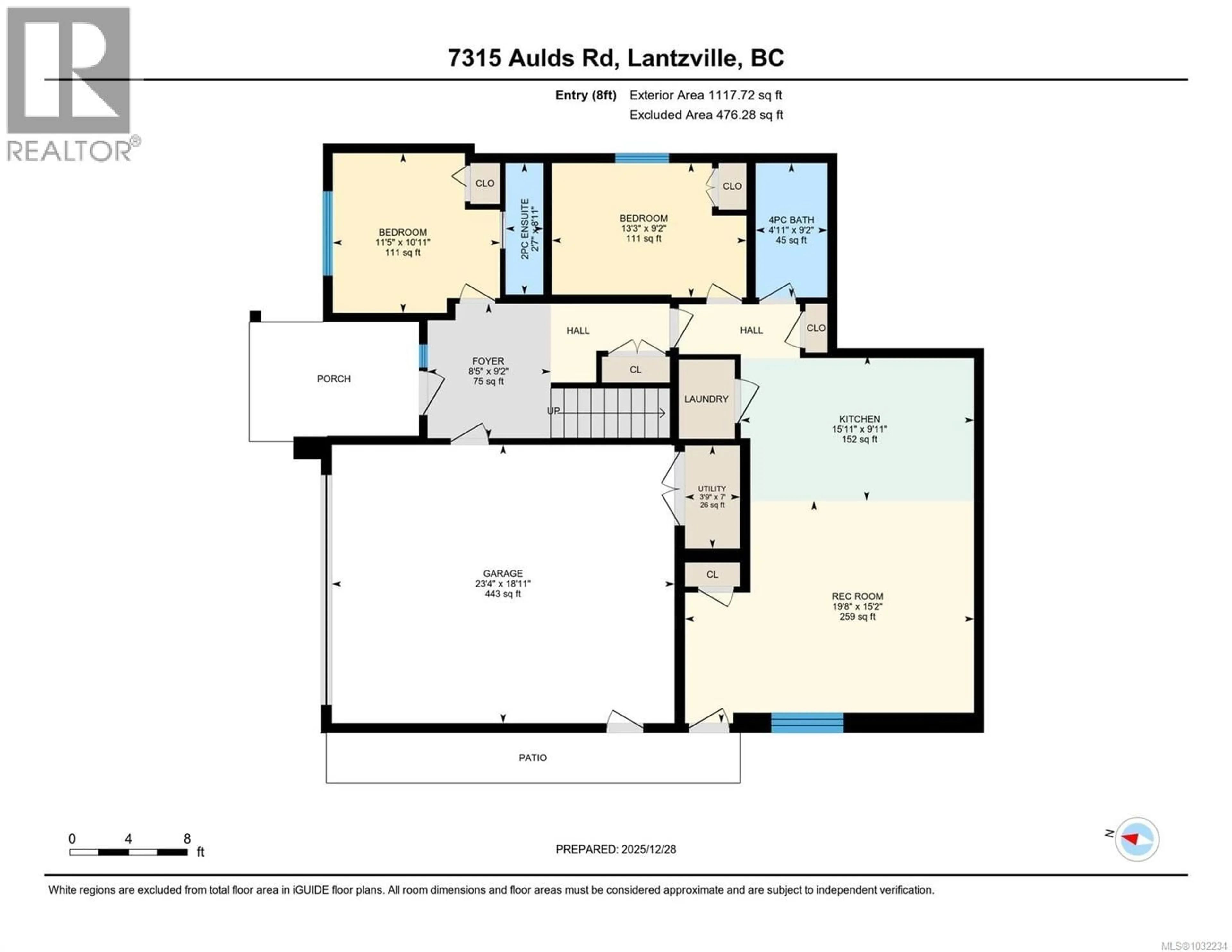 Floor plan for 7315 AULDS ROAD, Lantzville British Columbia V0R2H0