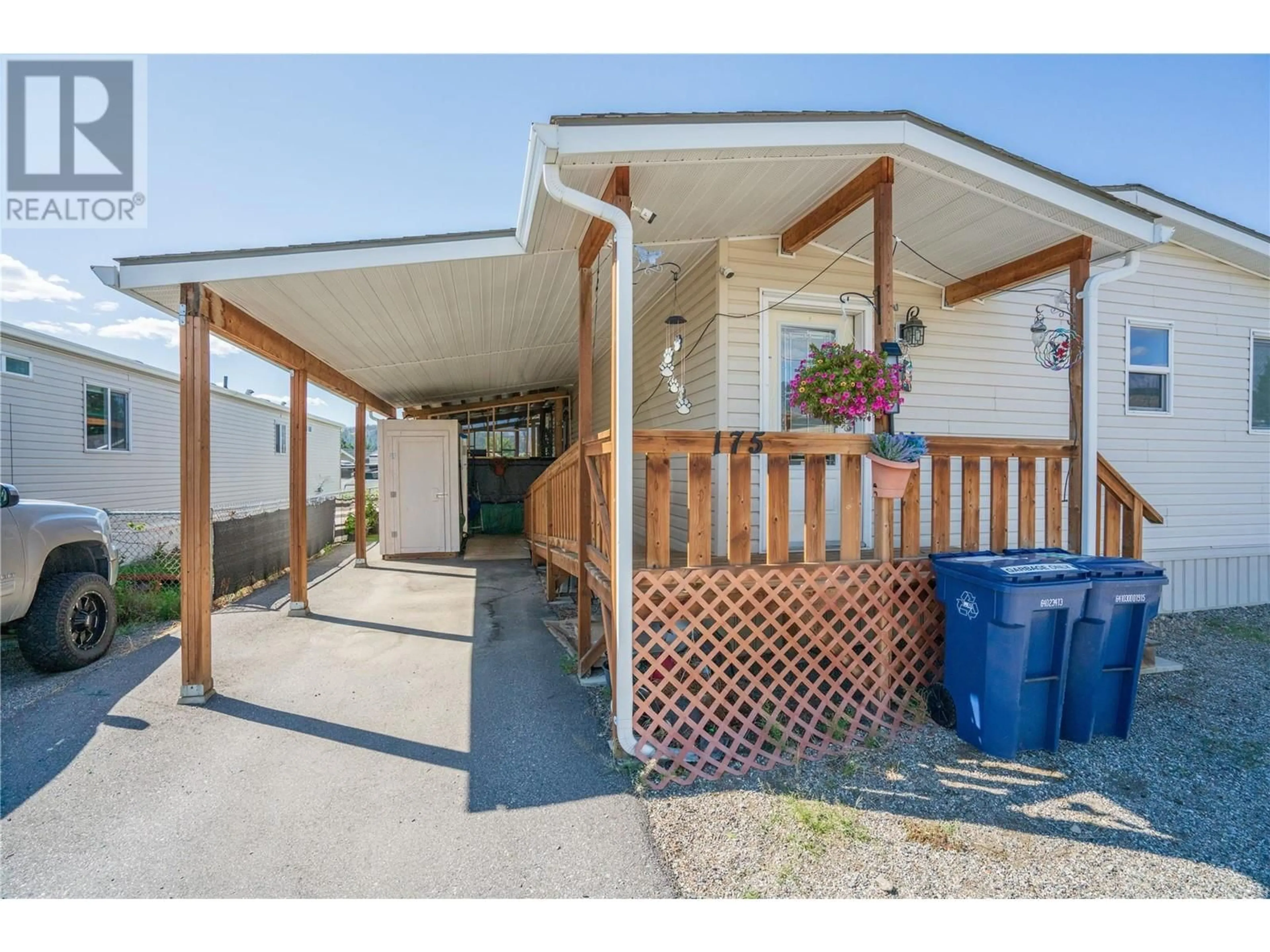 A pic from exterior of the house or condo, cottage for 9020 Jim Bailey Road Unit# 175, Kelowna British Columbia V5V1E5