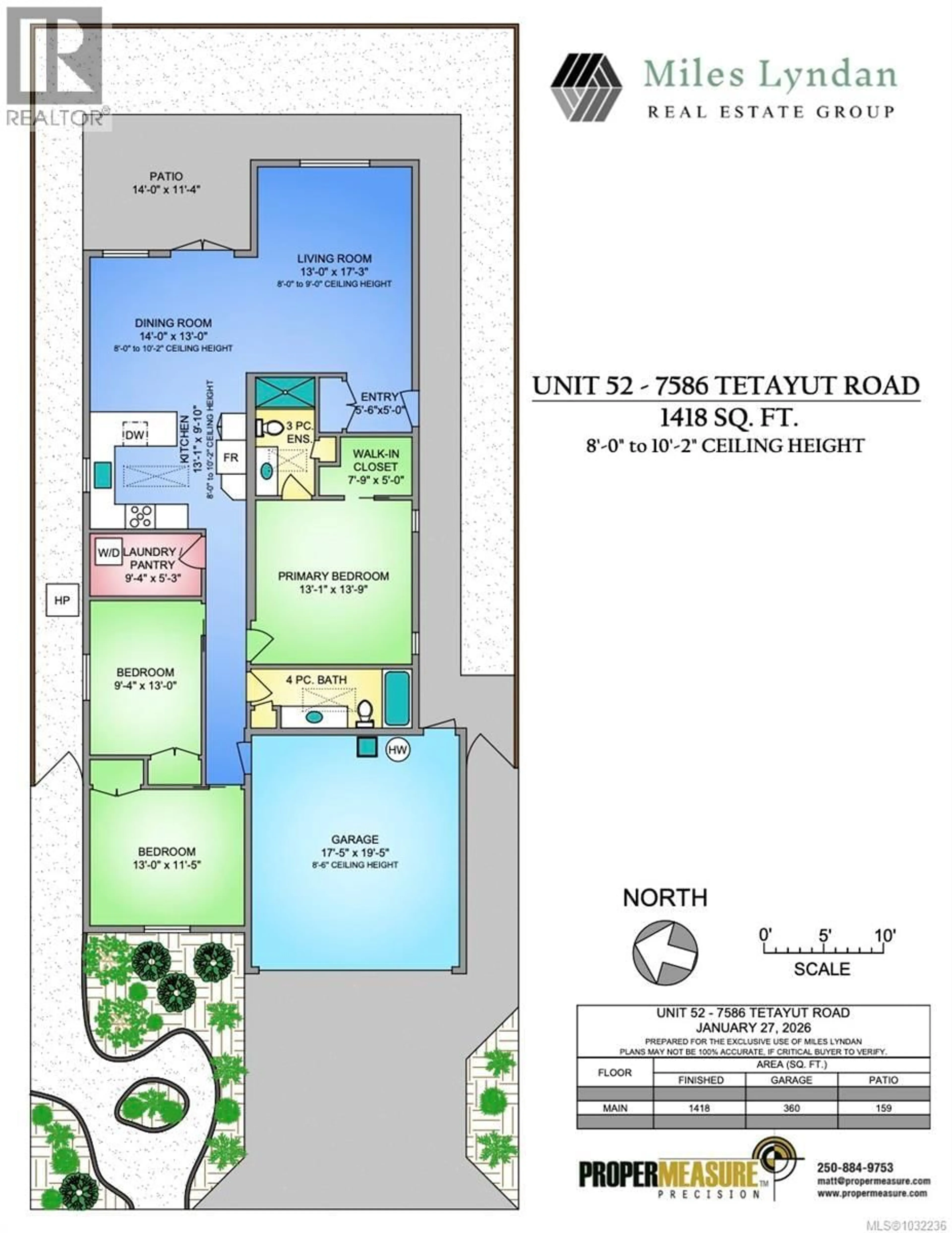 Floor plan for 52 - 7586 TETAYUT ROAD, Central Saanich British Columbia V8M0B4