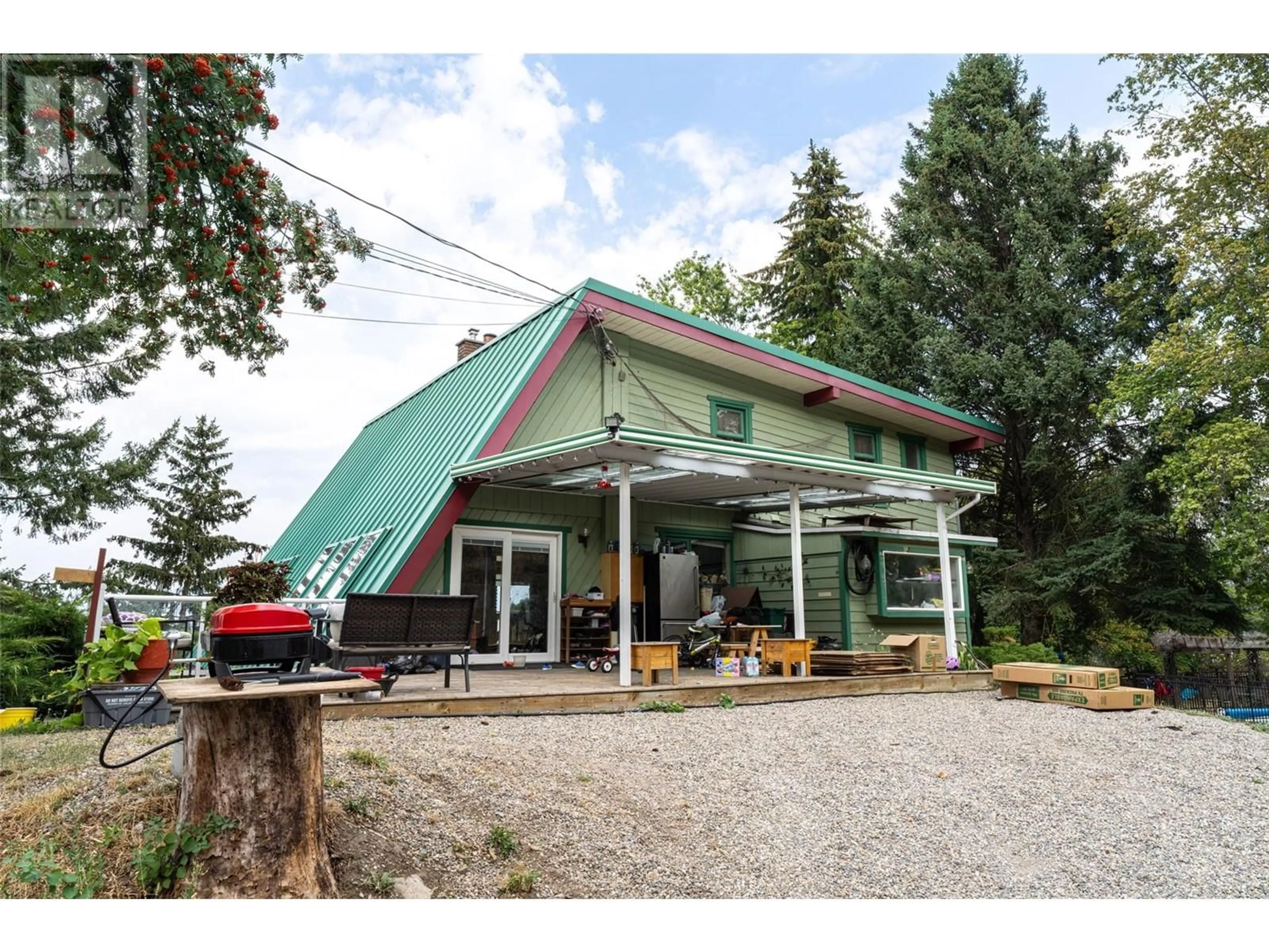 Frontside or backside of a home, cottage for 4242 De Roo Road, Vernon British Columbia V1B3H7