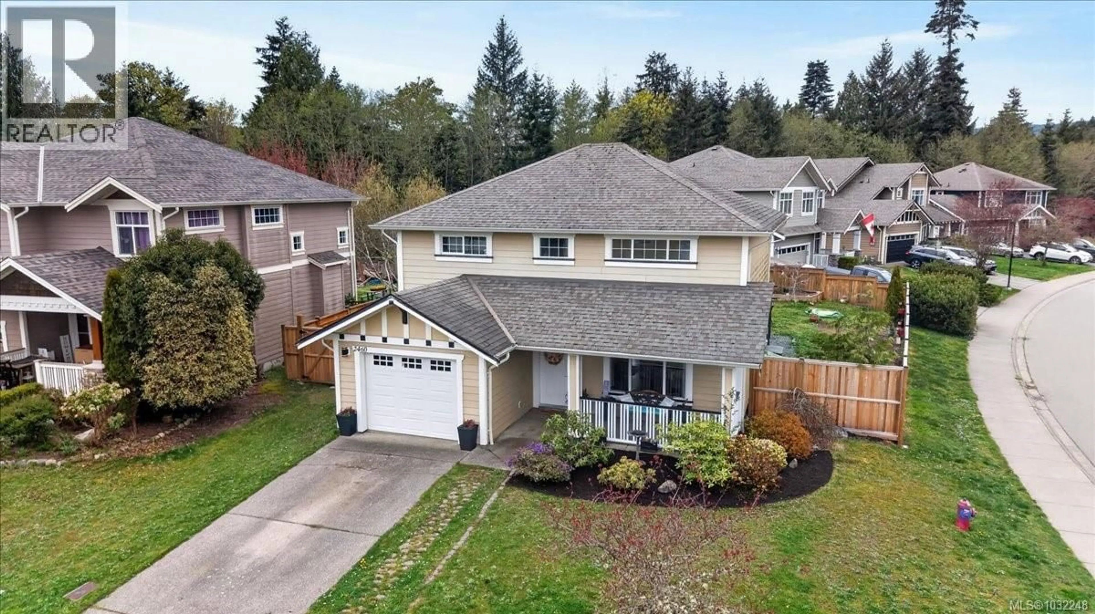 A pic from outside/outdoor area/front of a property/back of a property/a pic from drone, street for 2460 DRIFTWOOD PLACE, Sooke British Columbia V9Z1H7