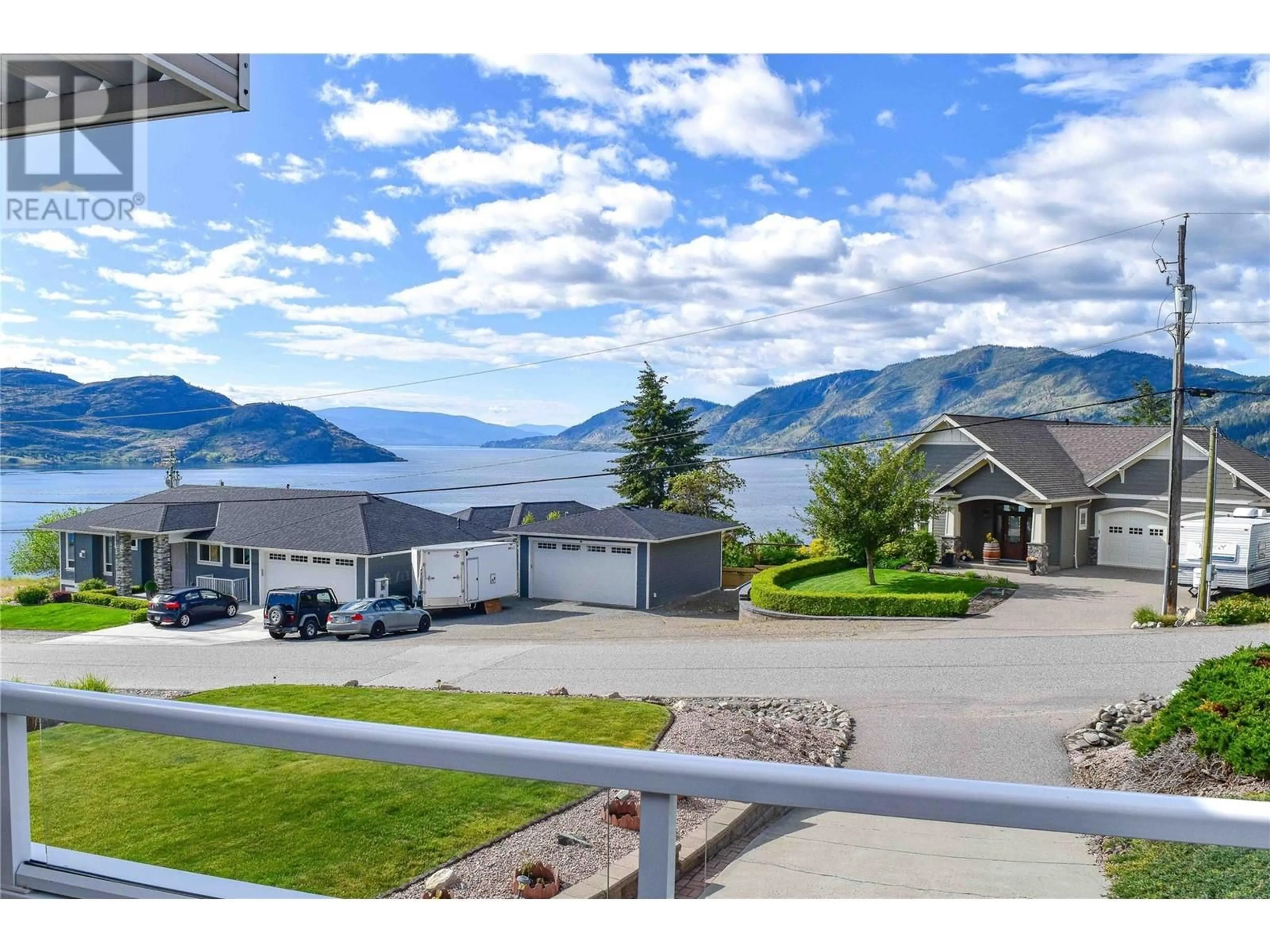 A pic from exterior of the house or condo, the street view for 6133 Aitkens Road, Peachland British Columbia V0H1X0