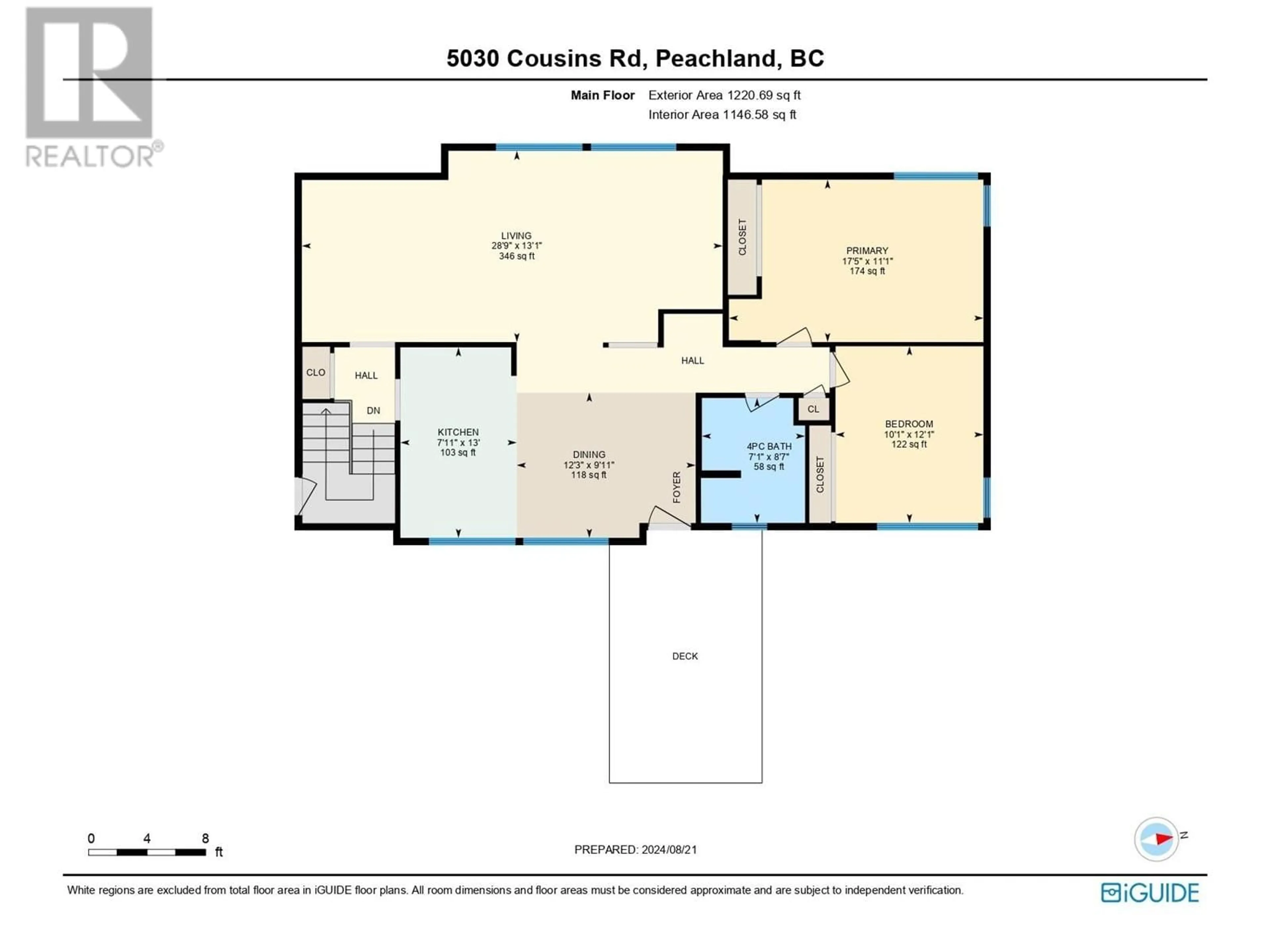 Floor plan for 5030 Cousins Road, Peachland British Columbia V0H1X2