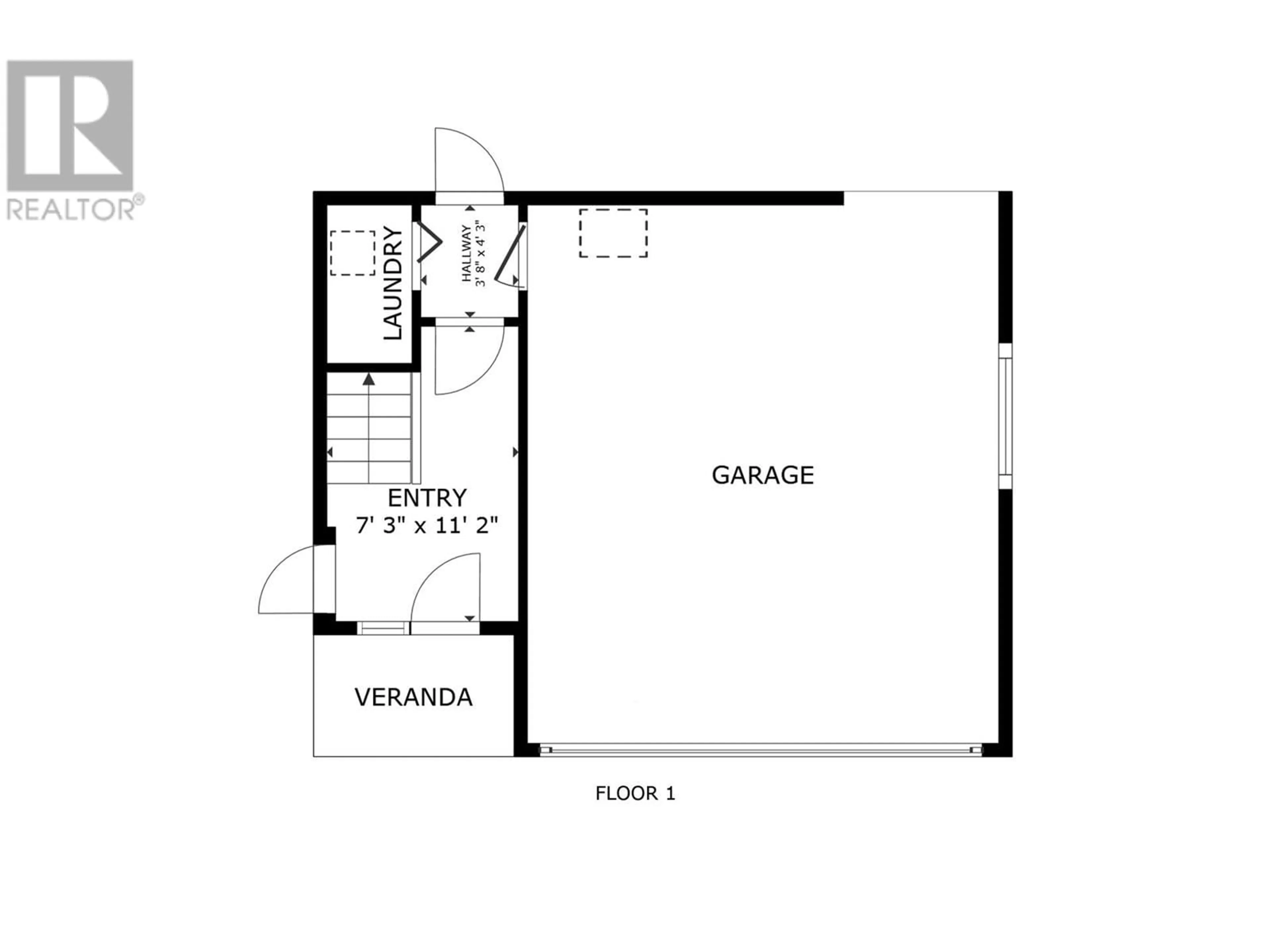 Floor plan for 1353 Friesen Road, Kelowna British Columbia V1X7P3