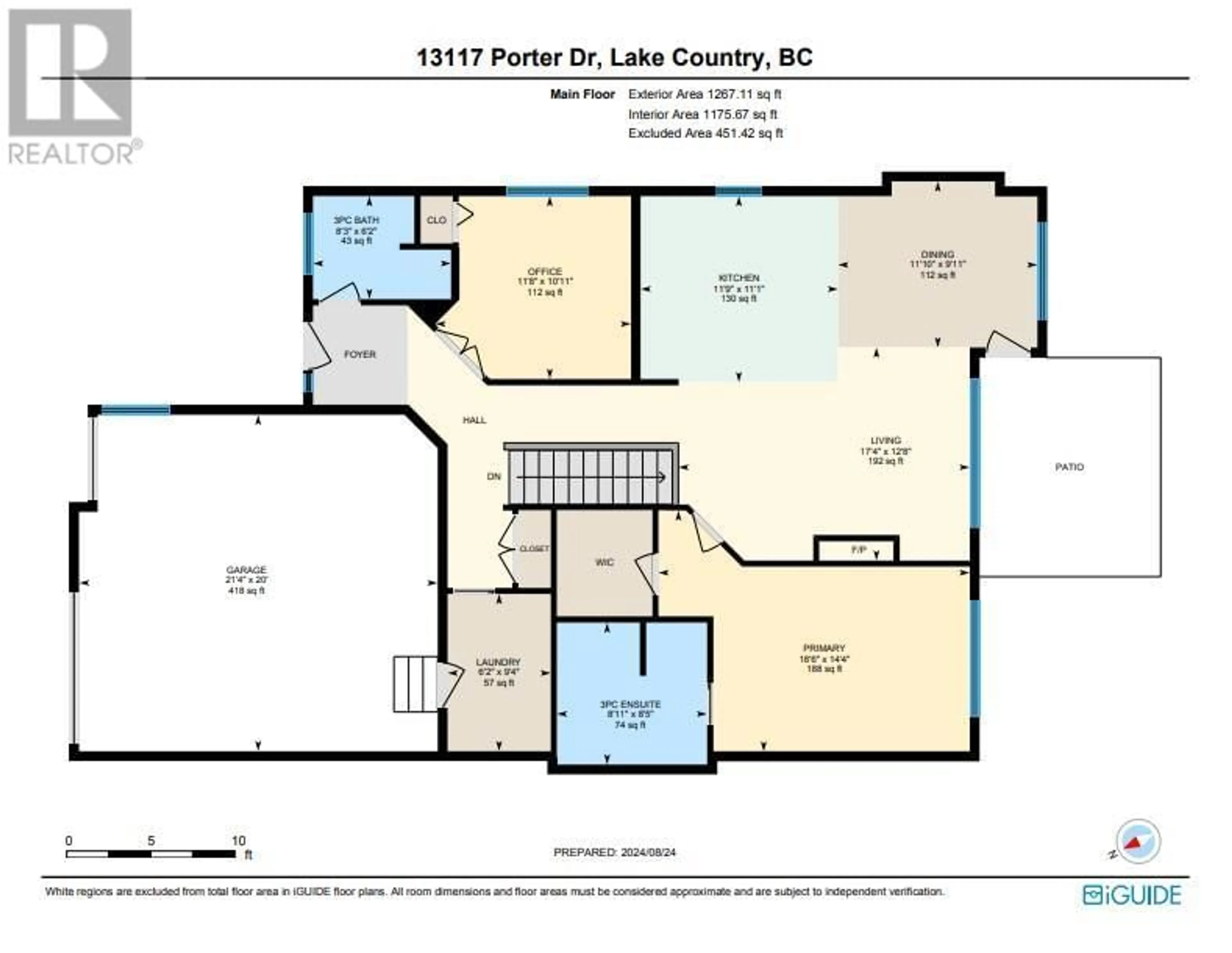 Floor plan for 13117 Porter Drive, Lake Country British Columbia V4V2S4