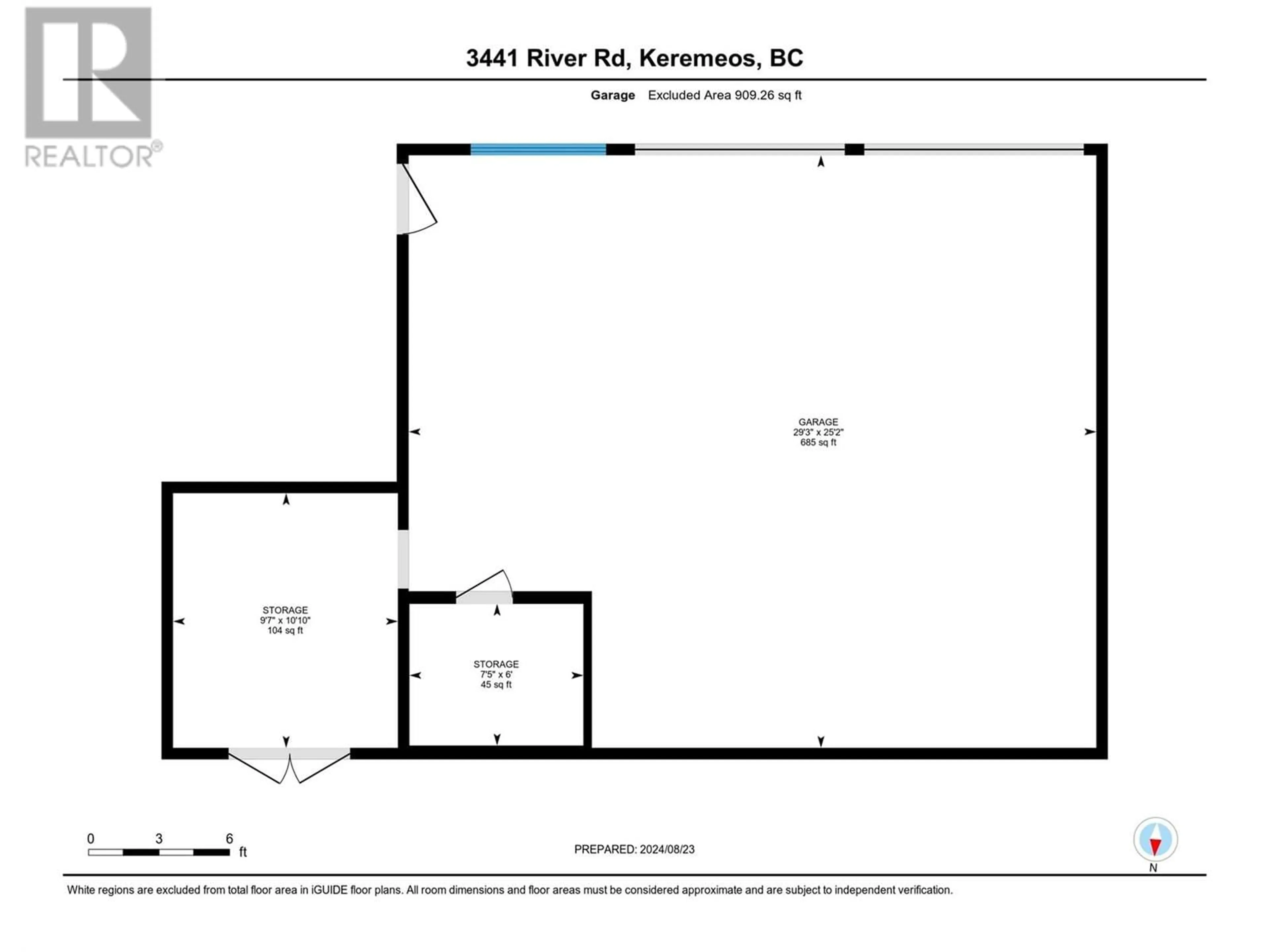 Floor plan for 3441 River Road, Keremeos British Columbia V0X1N1