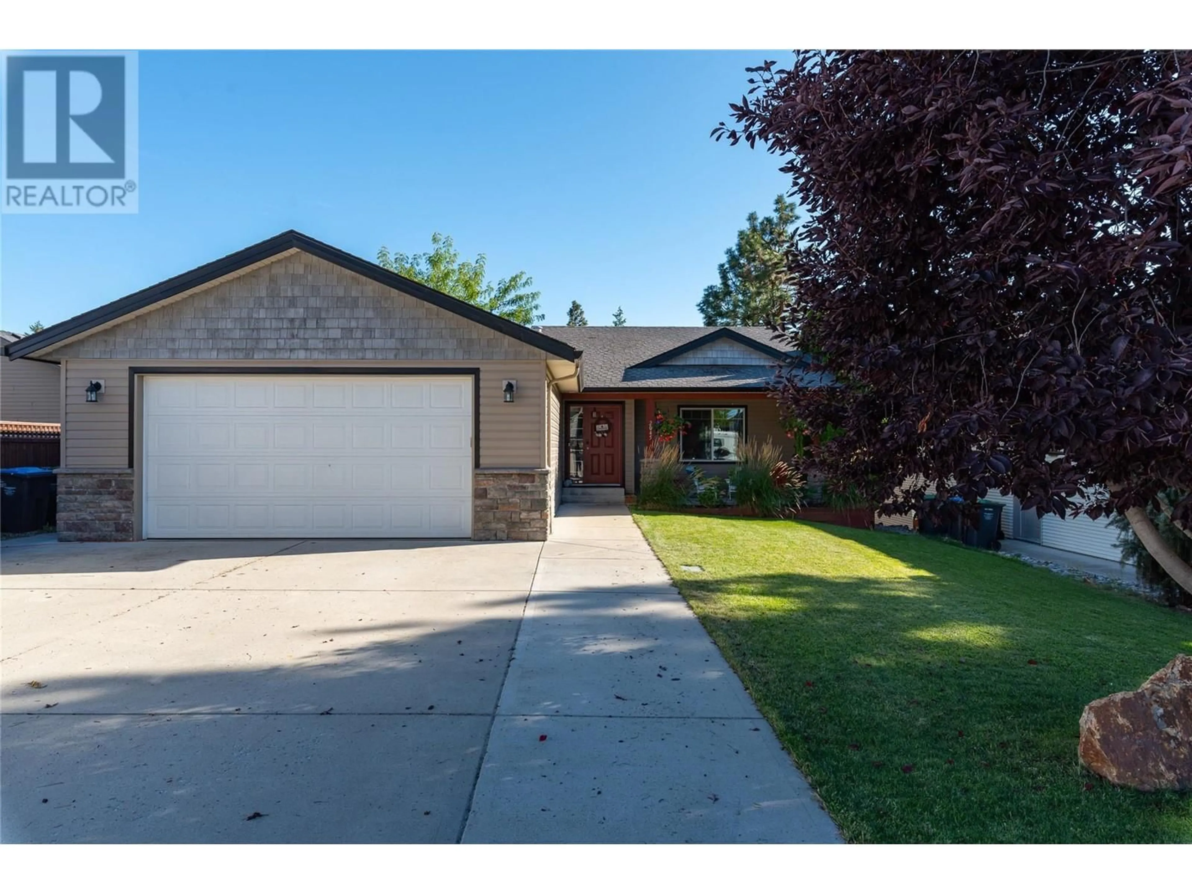 Home with brick exterior material, street for 2045 BERNAU COURT, Lake Country British Columbia V4V2M7