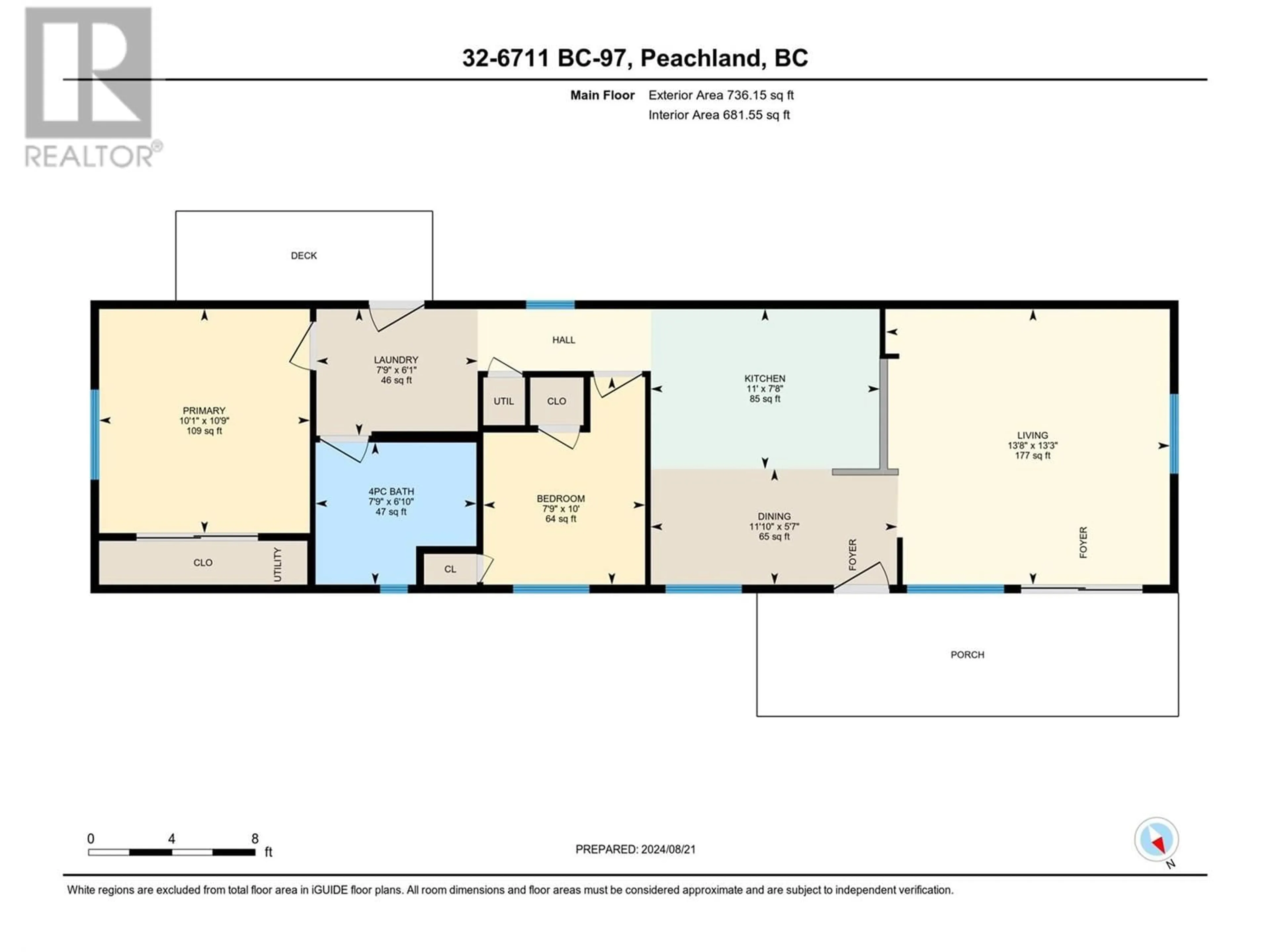 Floor plan for 6711 Highway 97 S Unit# 32, Peachland British Columbia V0H1X9