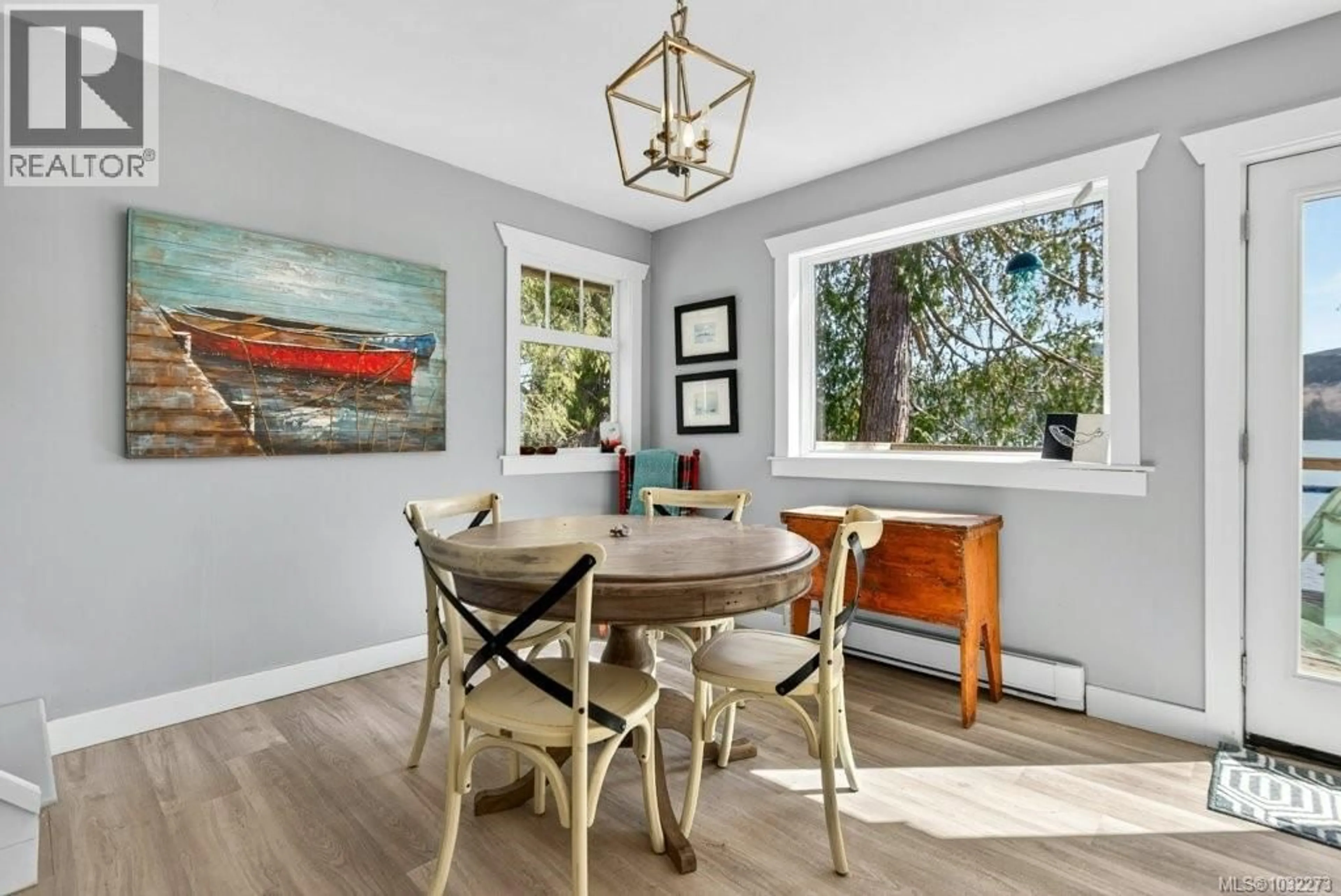 Dining room, wood/laminate floor for 276 WINTER HARBOUR ROAD, Winter Harbour British Columbia V0N3L0