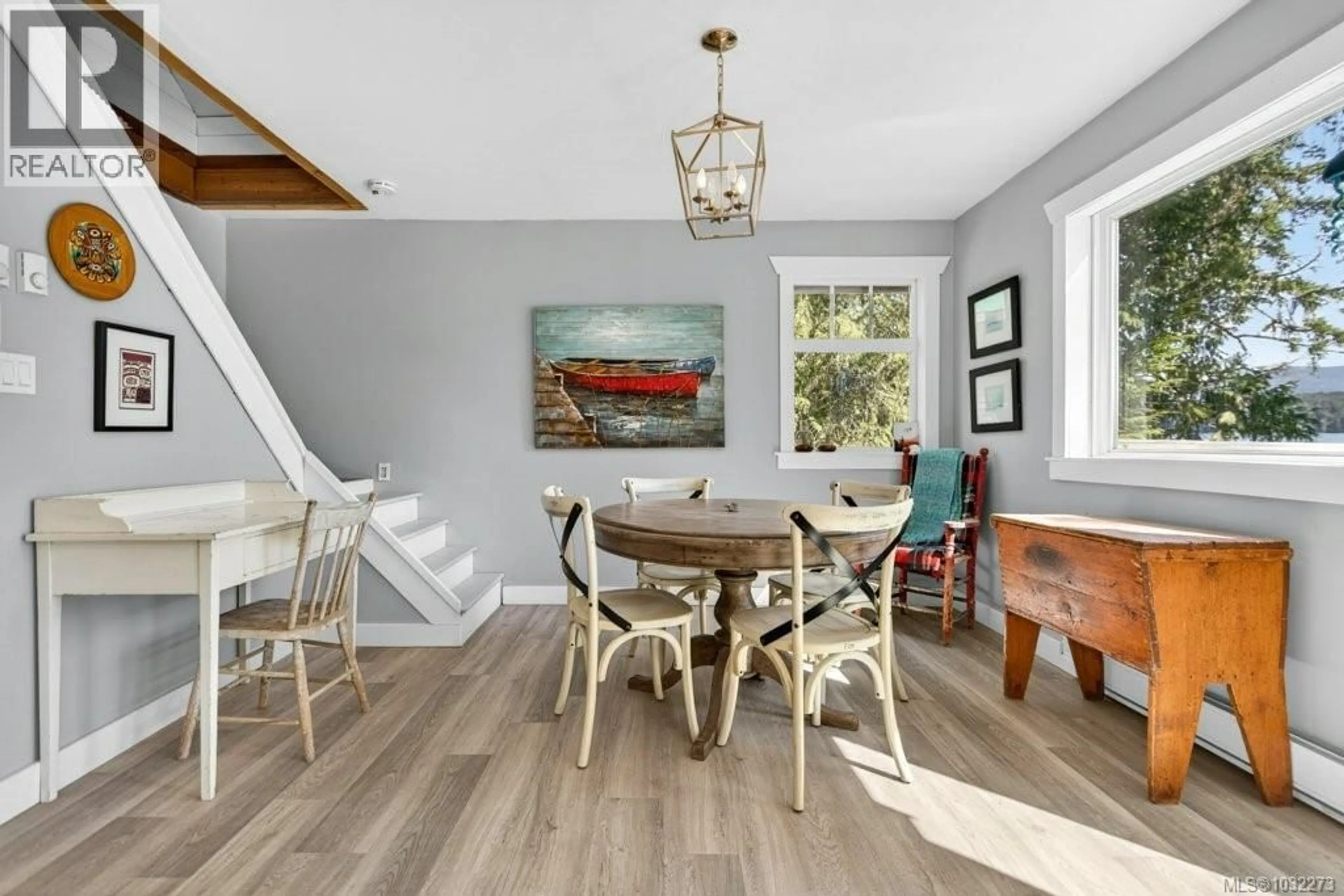 Dining room, wood/laminate floor for 276 WINTER HARBOUR ROAD, Winter Harbour British Columbia V0N3L0