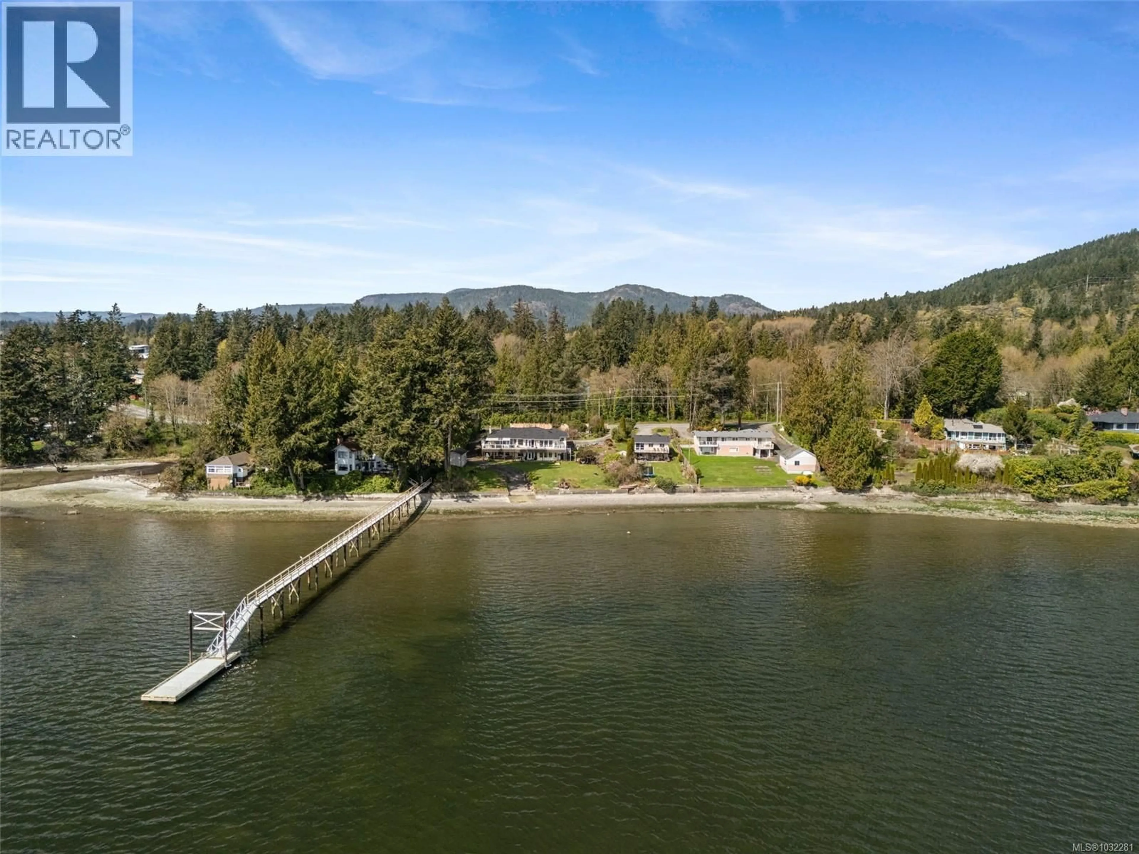 A pic from outside/outdoor area/front of a property/back of a property/a pic from drone, water/lake/river/ocean view for 5979 SOOKE ROAD, Sooke British Columbia V0S1N0