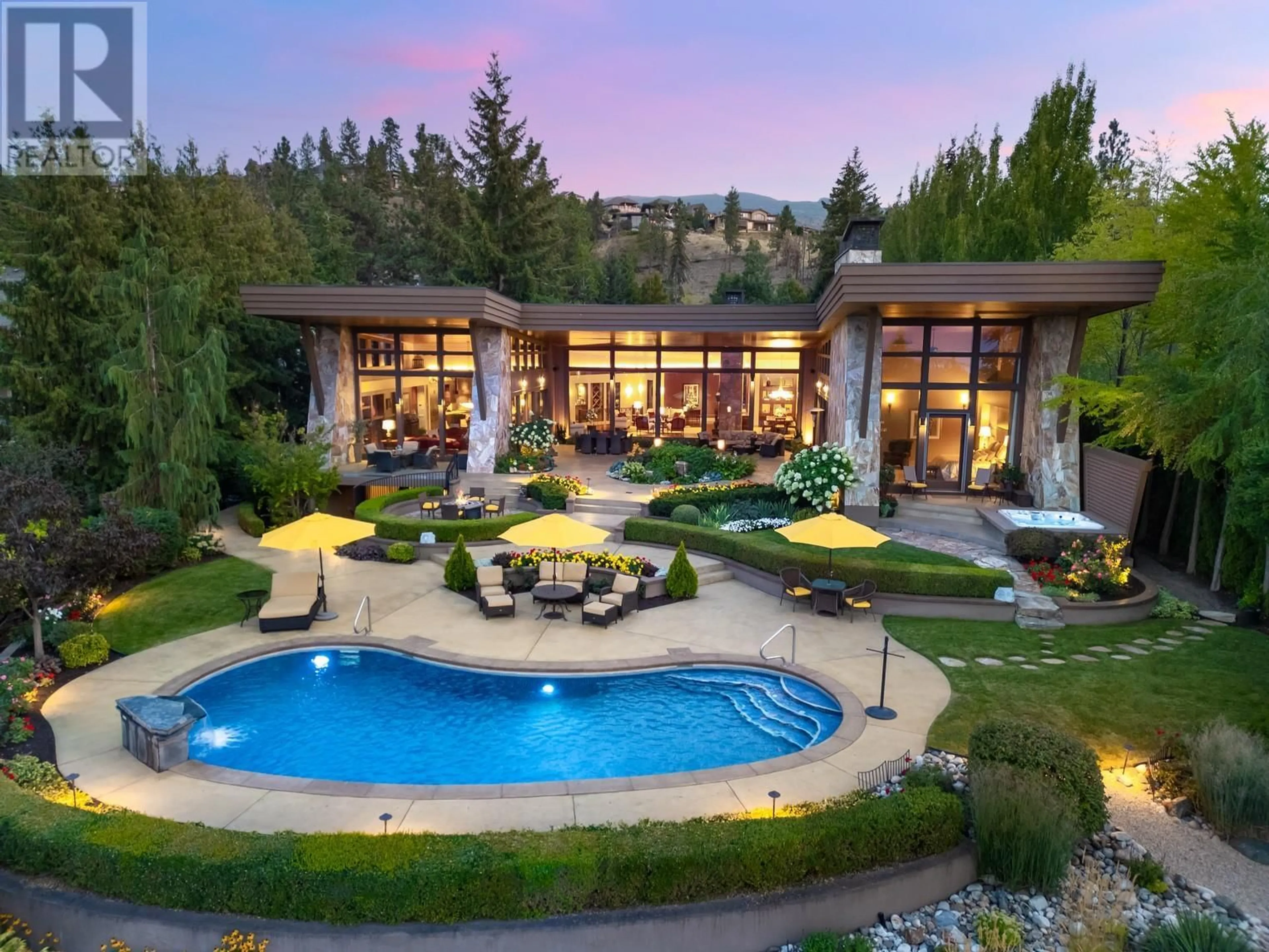 Patio, mountain view for 704 BARNABY ROAD, Kelowna British Columbia V1W4N9